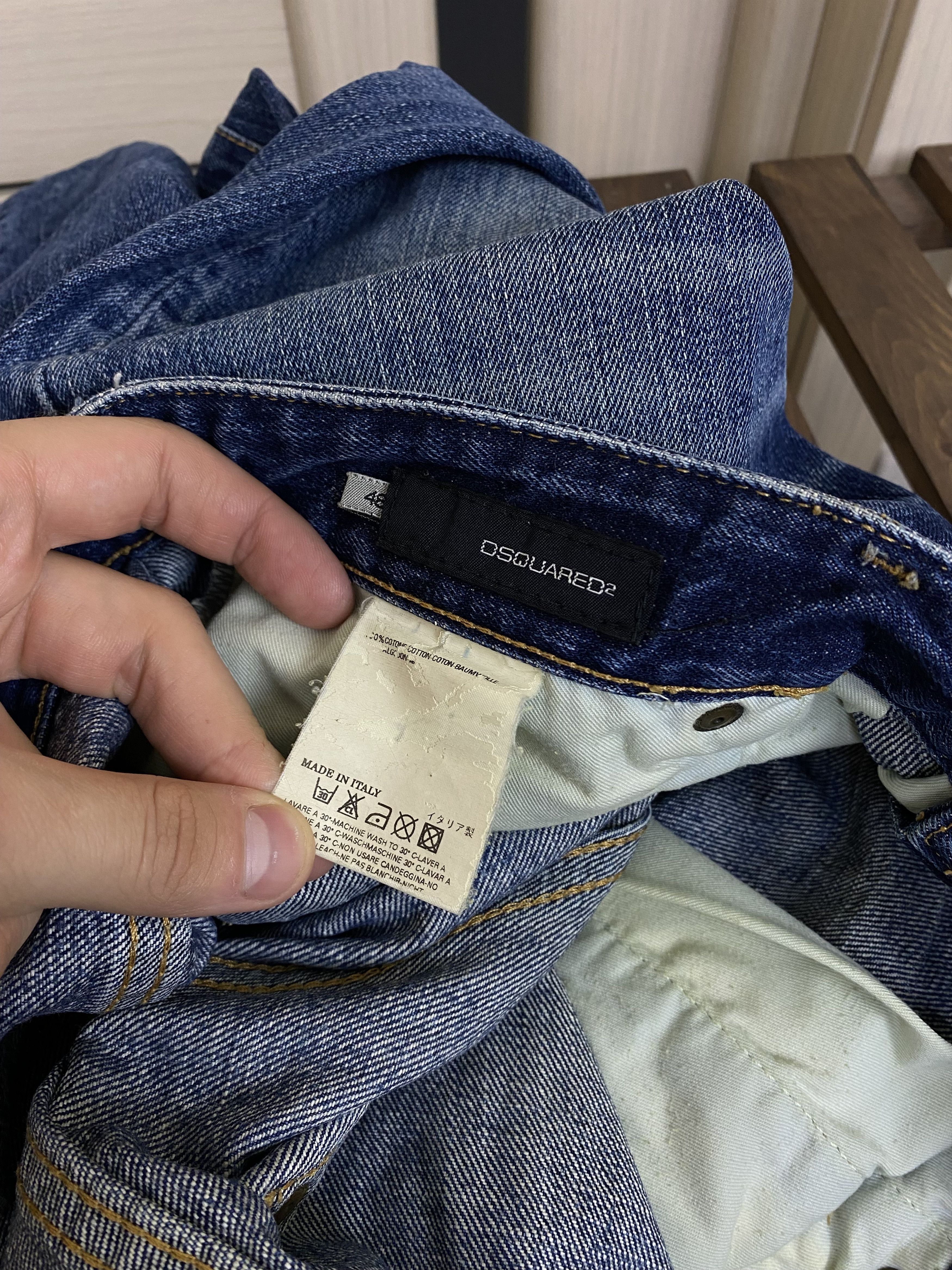 Dsquared2 Vintage Dsquared2 distressed washed denim jeans size 48 Size US 32 / EU 48 - 7 Thumbnail