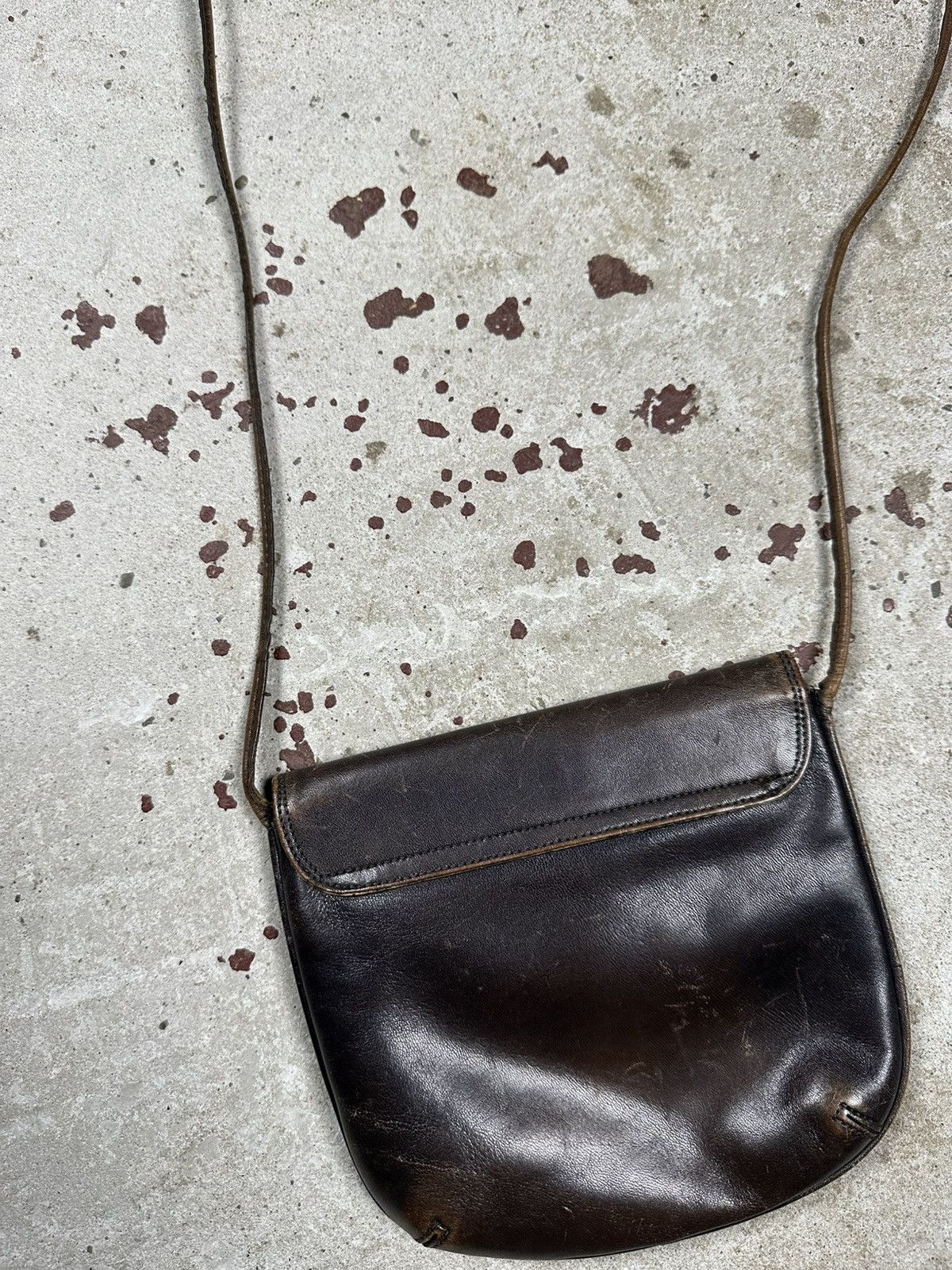 Etienne Aigner Vintage 90s Etienne Aigner Brown Leather Small Messenger Size ONE SIZE - 10 Thumbnail