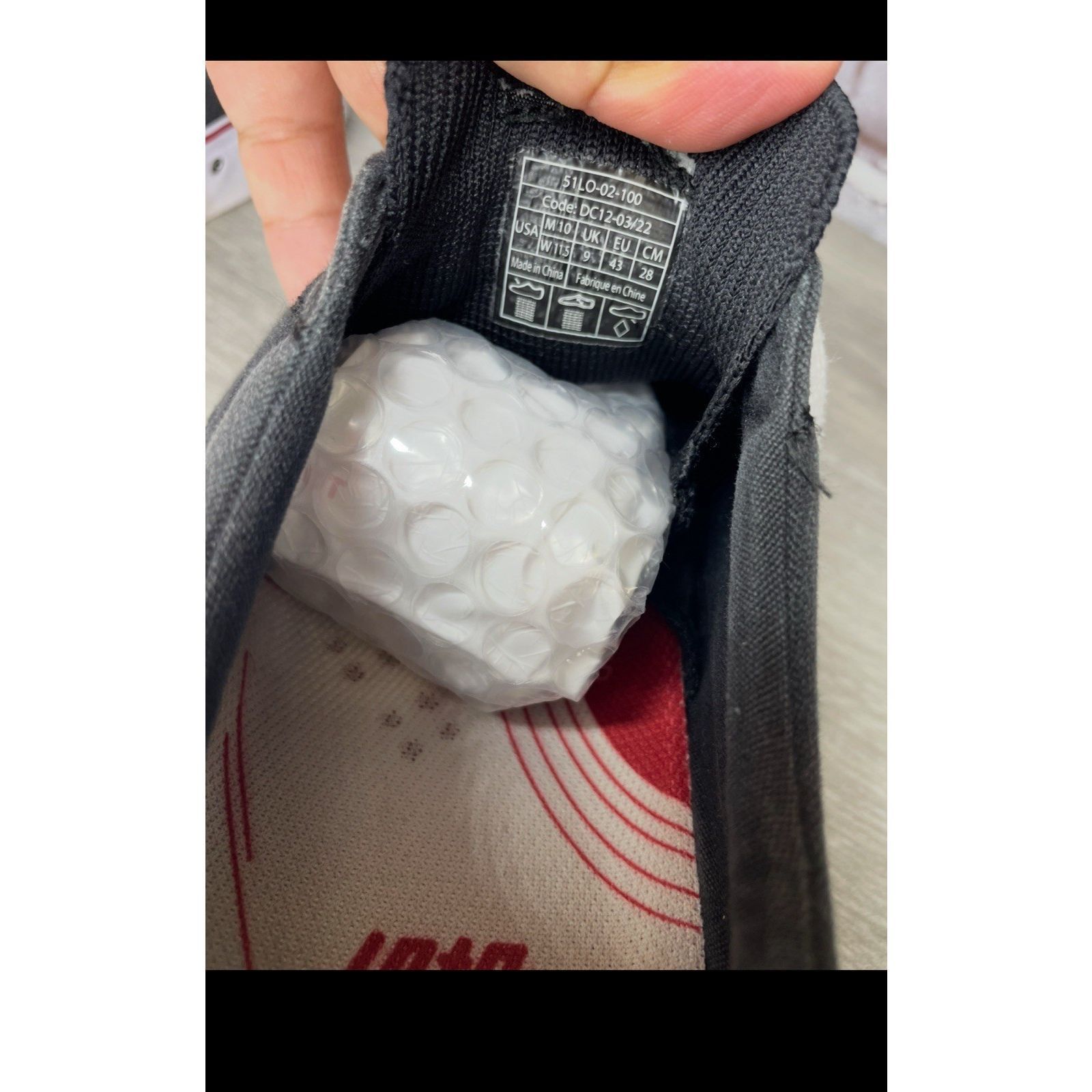 Red Bull Red Ball Jets ‘51 Black & White Canvas Low Top Sneakers Shoe Size US 10 / EU 43 - 8 Thumbnail