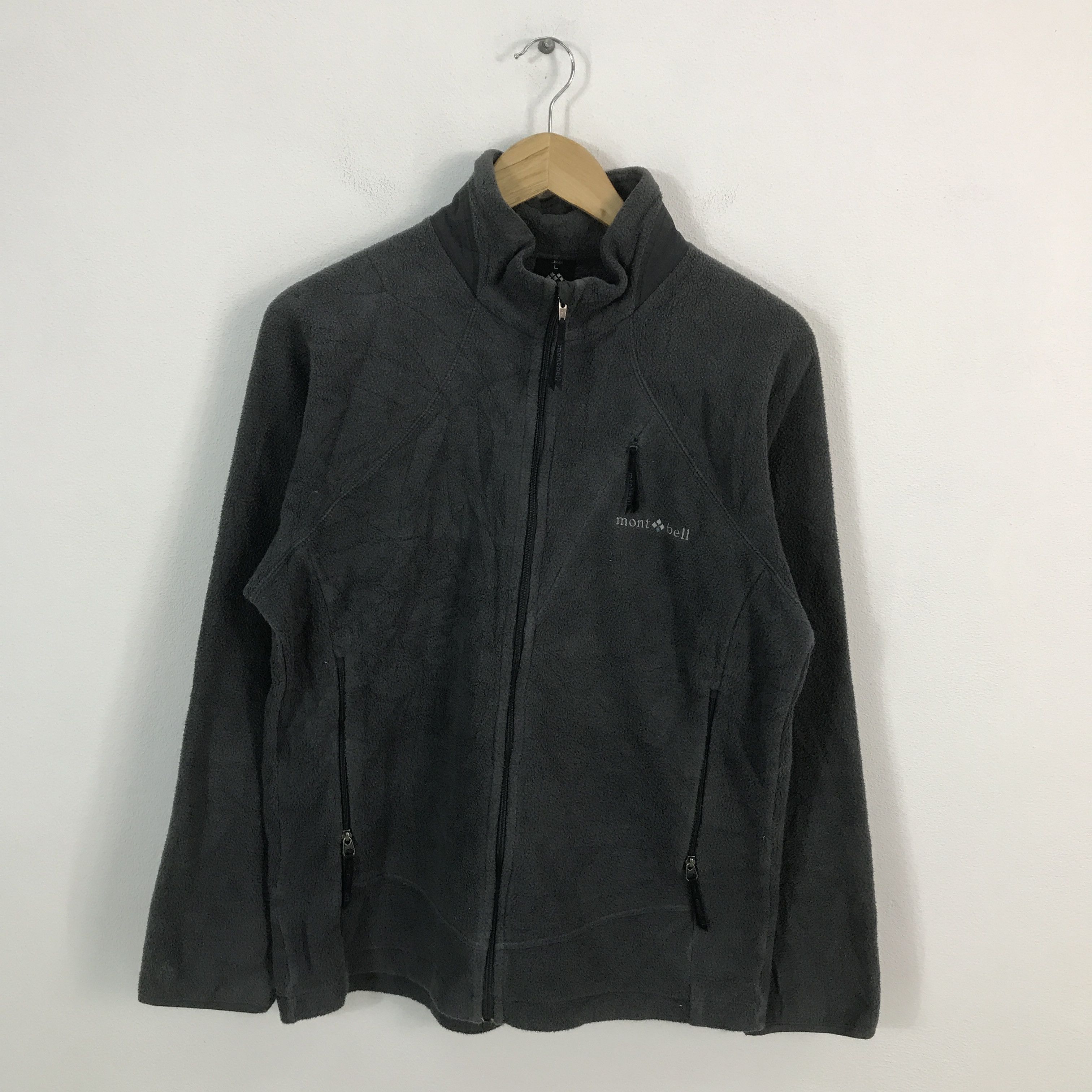 Japanese Brand × Montbell Vintage Montbell outdoor Fleece zipper jacket Size US L / EU 52-54 / 3 - 1 Thumbnail