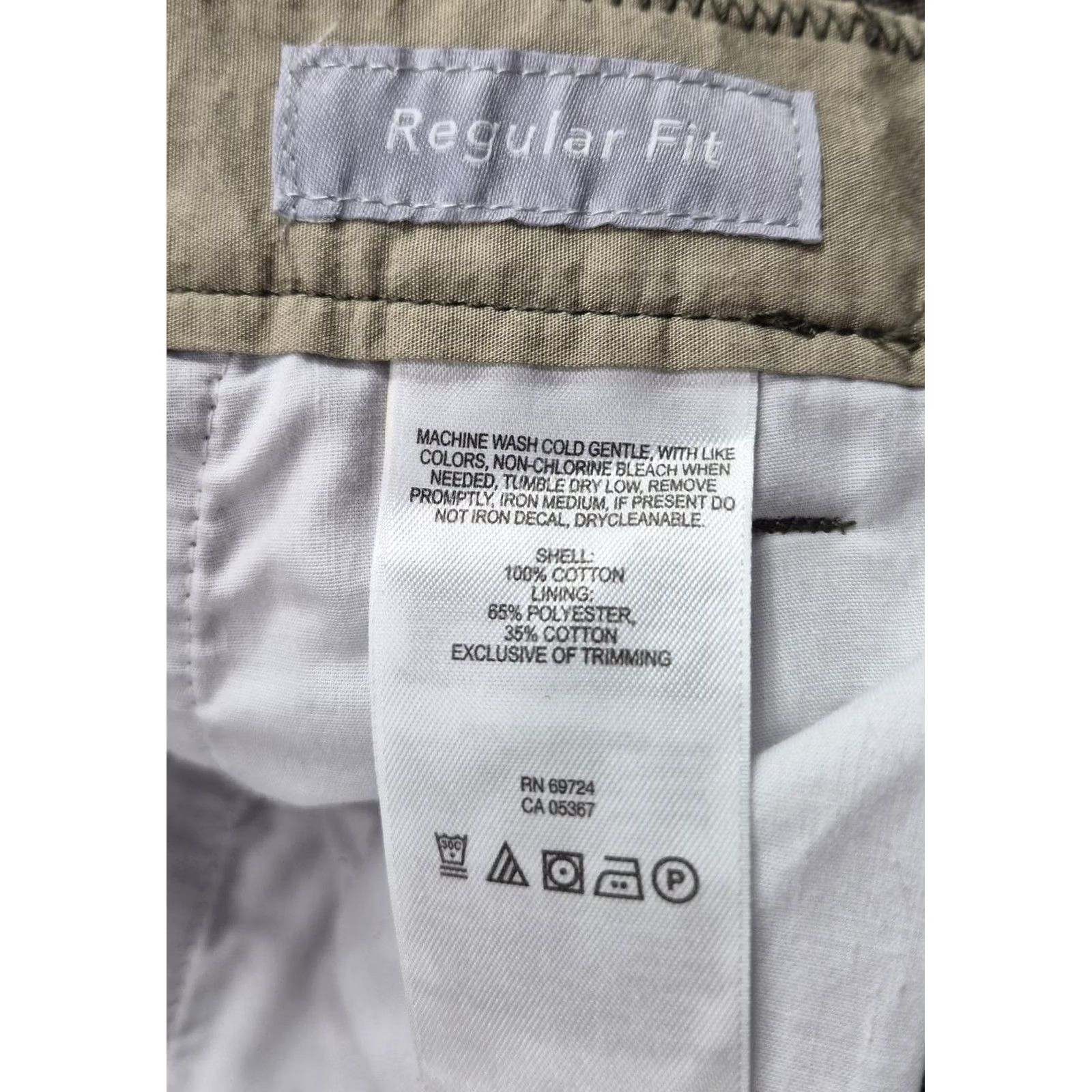 Vintage Columbia Cargo Pants Mens 38x30 Brown Canvas Regular Fit Tapered Casual Workwear Pants Size US 38 / EU 54 - 4 Thumbnail