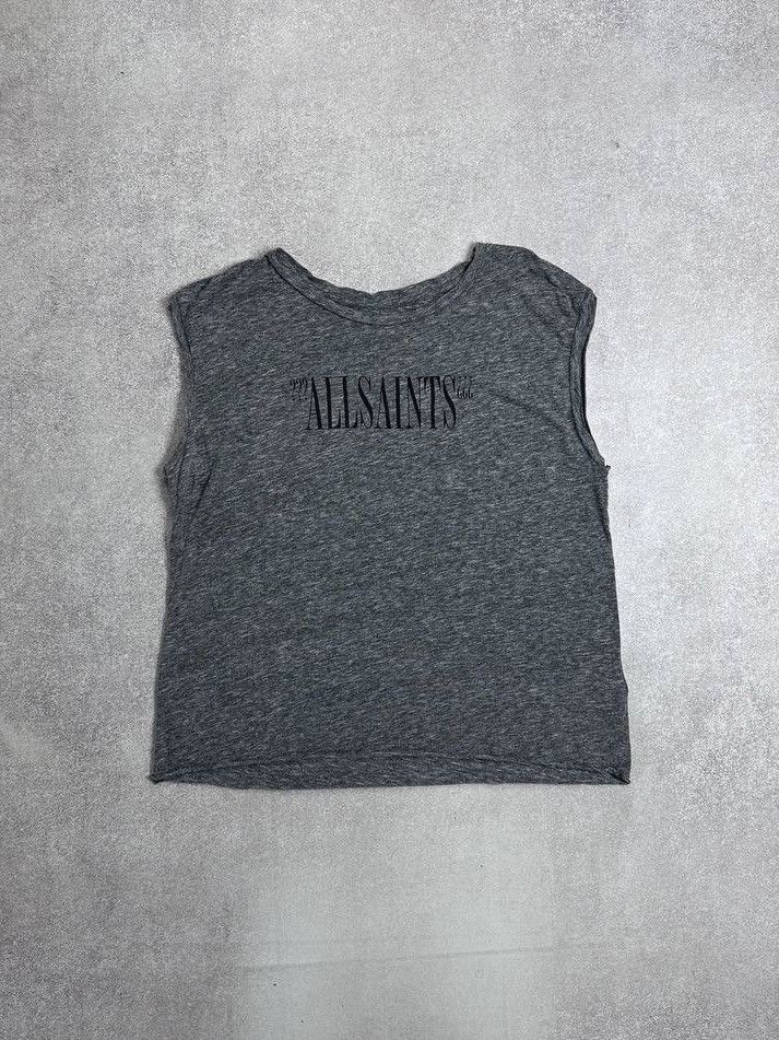 Allsaints Vintage Allsaints Big Logo Opium Tank Top M Size US M / EU 48-50 / 2 - 3 Thumbnail