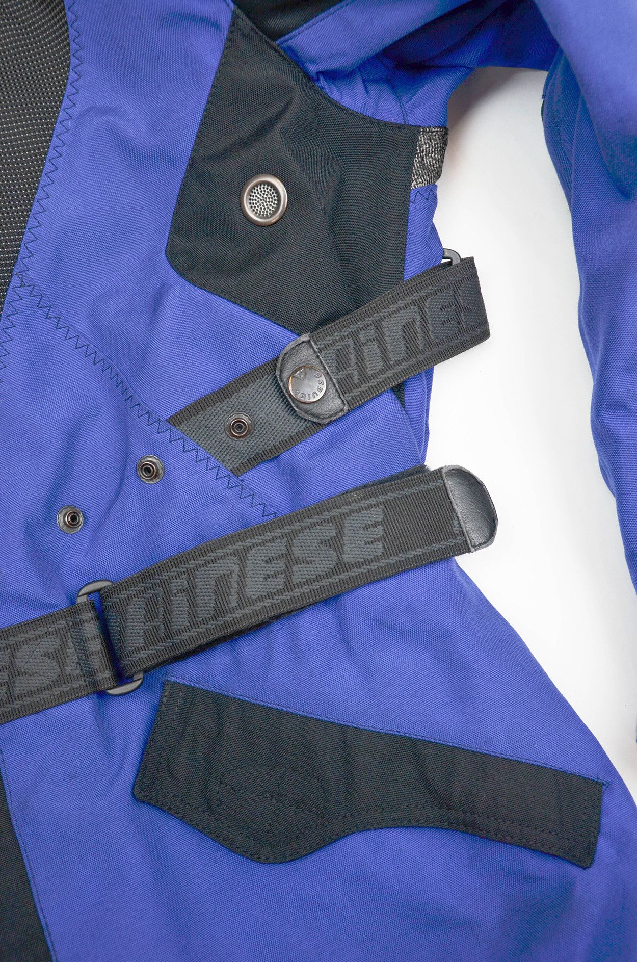 Dainese Dainese Italian Blue Black Geometric Armor Moto Jacket 52 Size US L / EU 52-54 / 3 - 5 Thumbnail