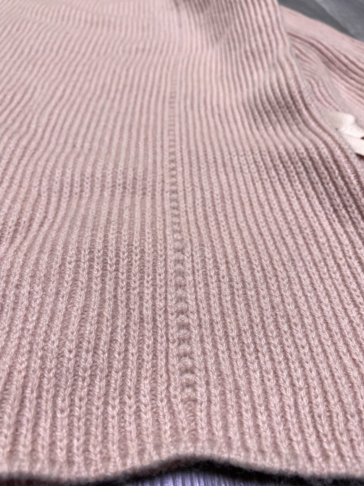 Helmut Lang Women’s Archival Helmut Lang Oversized Beige Bondage Sweater Size L / US 10 / IT 46 - 13 Thumbnail