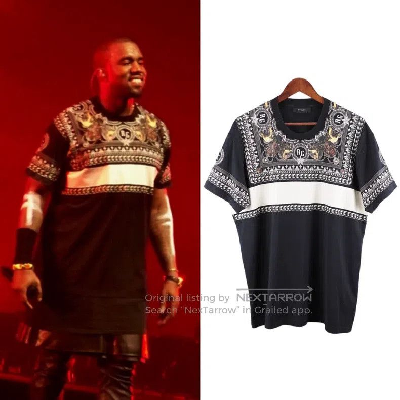 Givenchy Givenchy Black half skirt dog short-sleeve Size US S / EU 44-46 / 1 - 1 Thumbnail