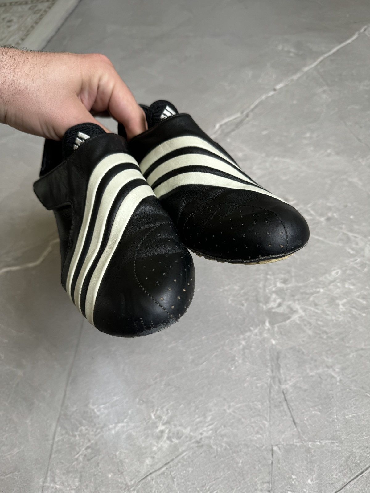 Adidas Vintage 00s Adidas Yoga Vario Leather Slip On Sneakers Y-3 Size US 7.5 / IT 37.5 - 10 Thumbnail