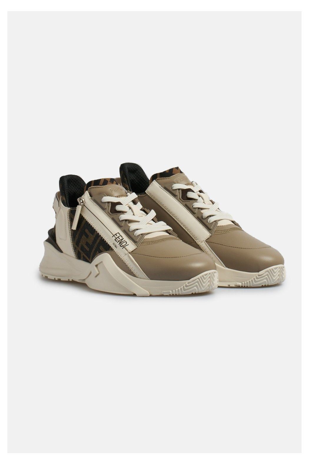 Fendi o1w1db10425 Flow Sneakers in Multicolor Size US 9 / EU 42 - 2 Thumbnail