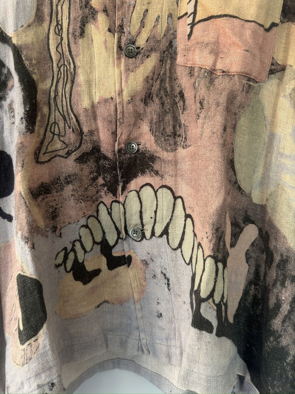 Our Legacy Our Legacy Acid Landscape Button Up Size US M / EU 48-50 / 2 - 2 Thumbnail