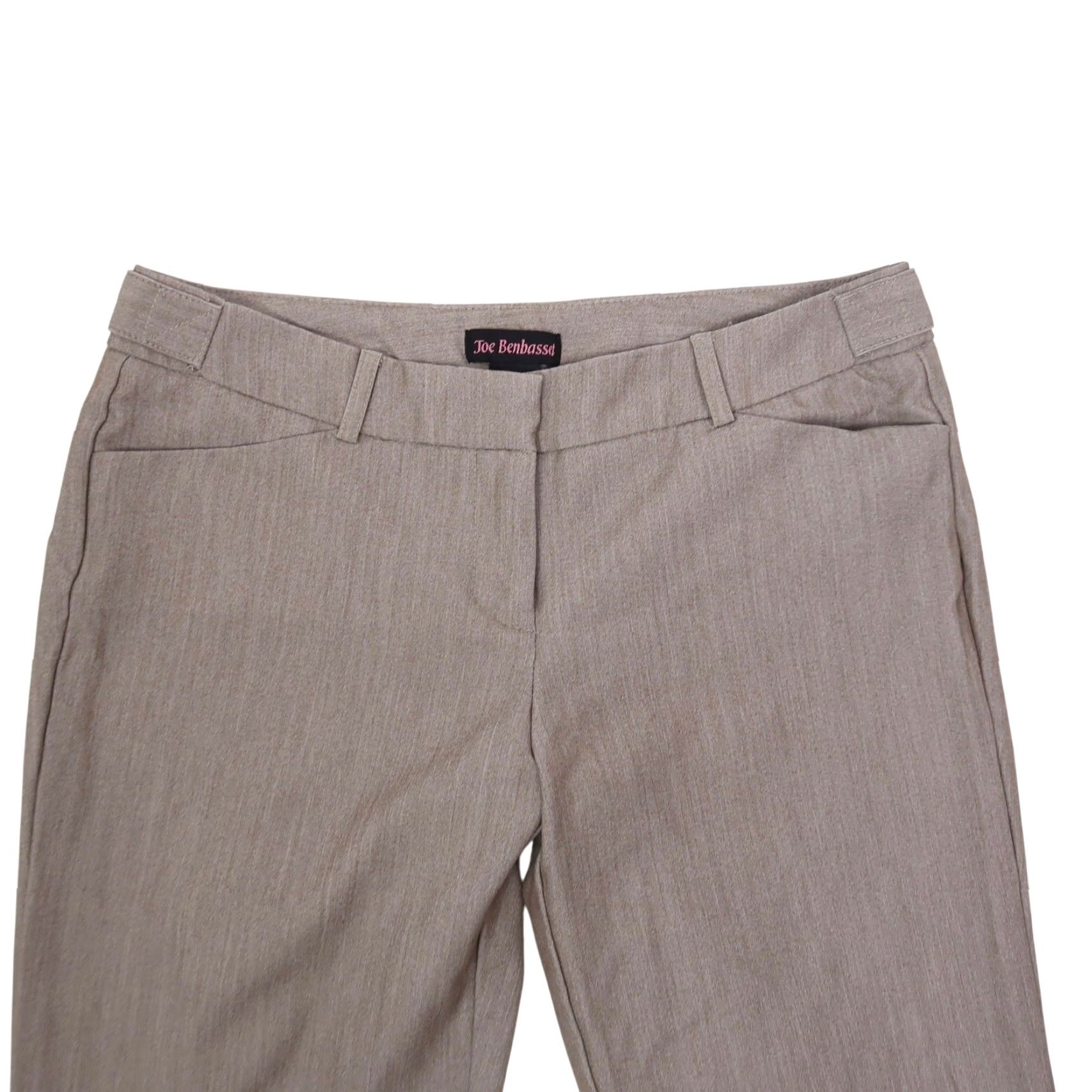 Vintage VINTAGE Joe Benbasset Pants Bootcut Trouser 90s Taupe Tan Low Rise Polyester Women Size 5 Mens Womens Size 27" / US 4 / IT 40 - 2 Thumbnail
