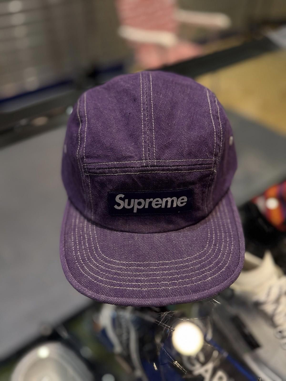 Supreme Supreme Denim Argyle Camp Cap FW 14 | Grailed