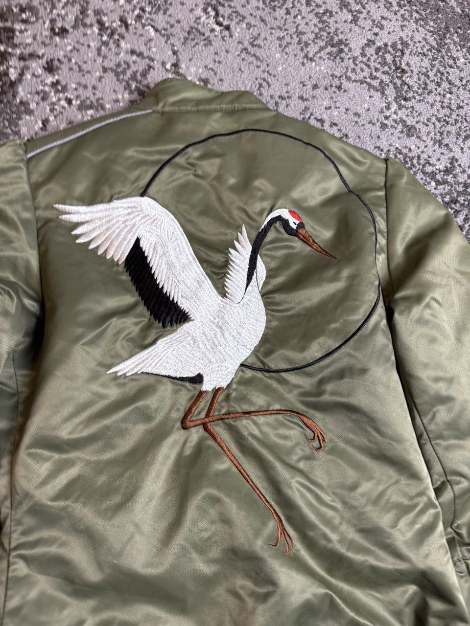 GSUS Sindustries × Vintage Vintage Y2K Gsus Sindustries Avantga Flat Head Stork Bomber Size US S / EU 44-46 / 1 - 9 Thumbnail