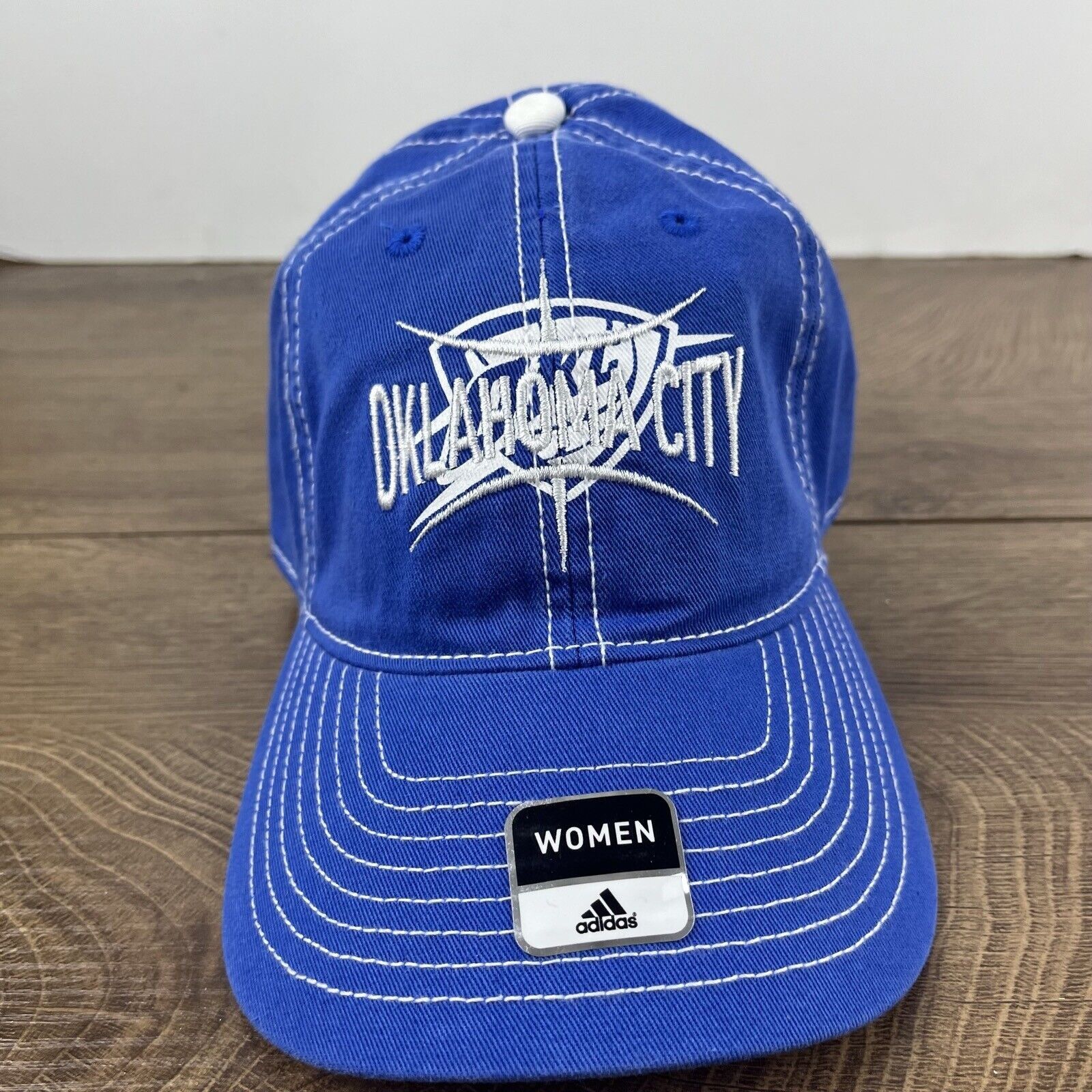 Adidas Oklahoma City Thunder Hat NBA Thunder Blue Cap Adjustable Bl Size ONE SIZE - 3 Thumbnail