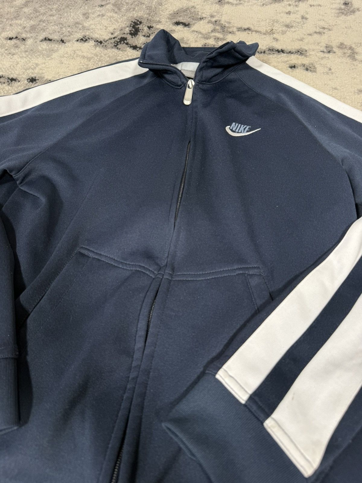 Nike Y2K Nike Navy Tracksuit Jacket Size US S / EU 44-46 / 1 - 3 Thumbnail