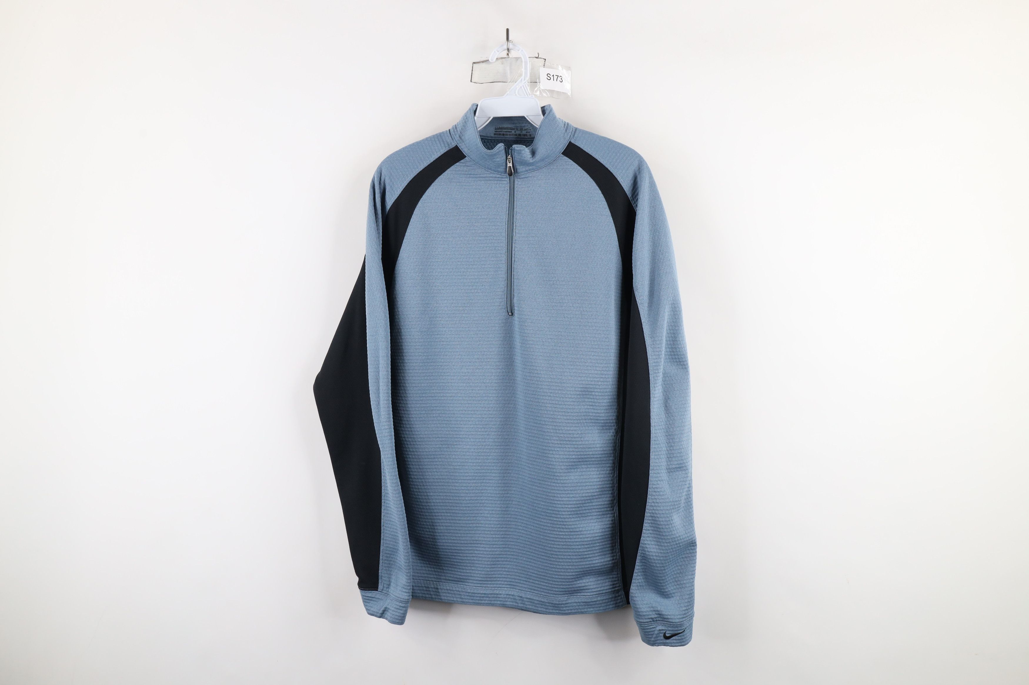 Nike × Vintage Vintage Nike Golf Mini Swoosh Half Zip Pullover Sweater Size US S / EU 44-46 / 1 - 1 Thumbnail