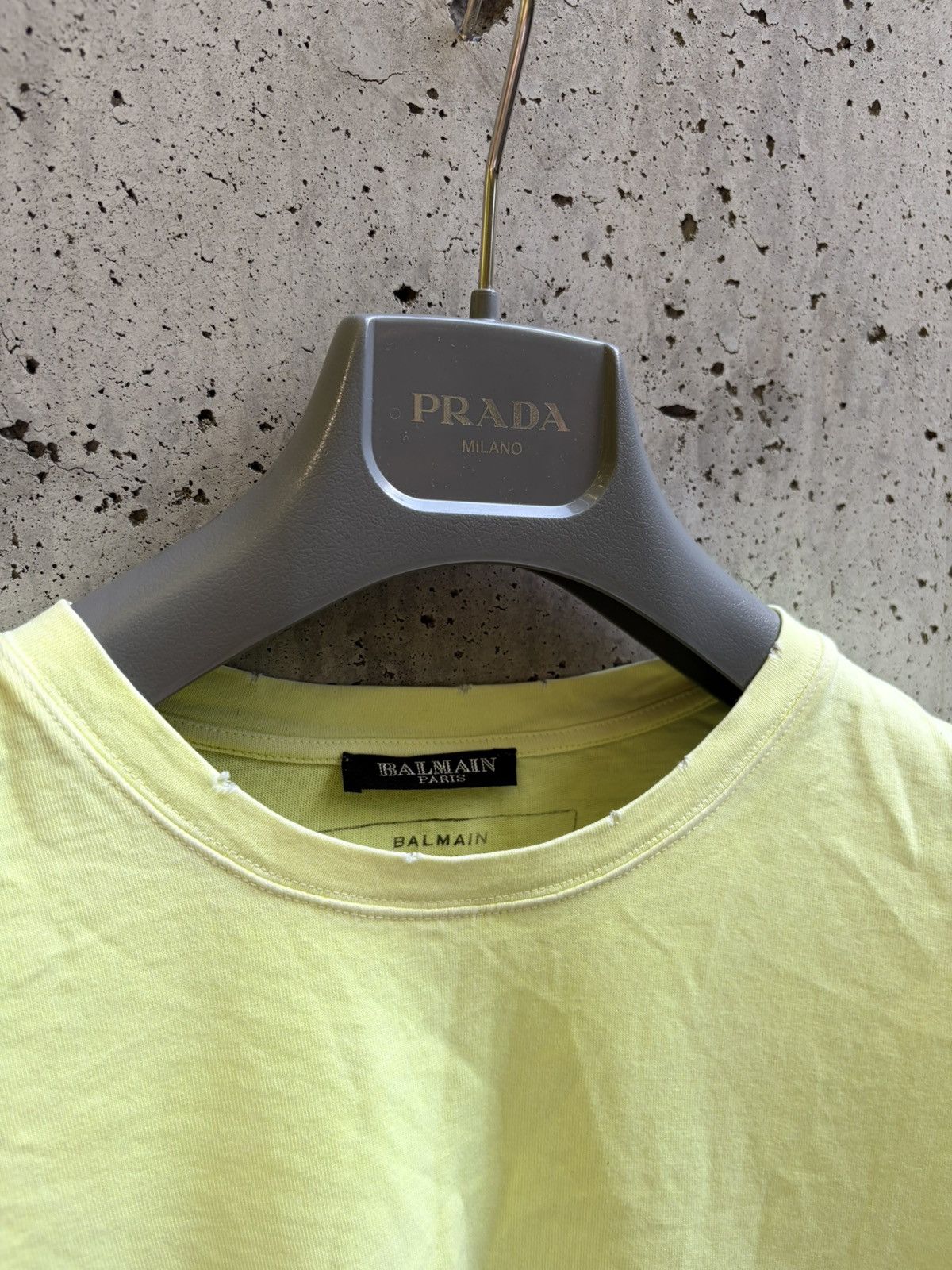 Balmain 2010 Balmain decarnin 🍋 distressed T-Shirt Size US S / EU 44-46 / 1 - 3 Thumbnail