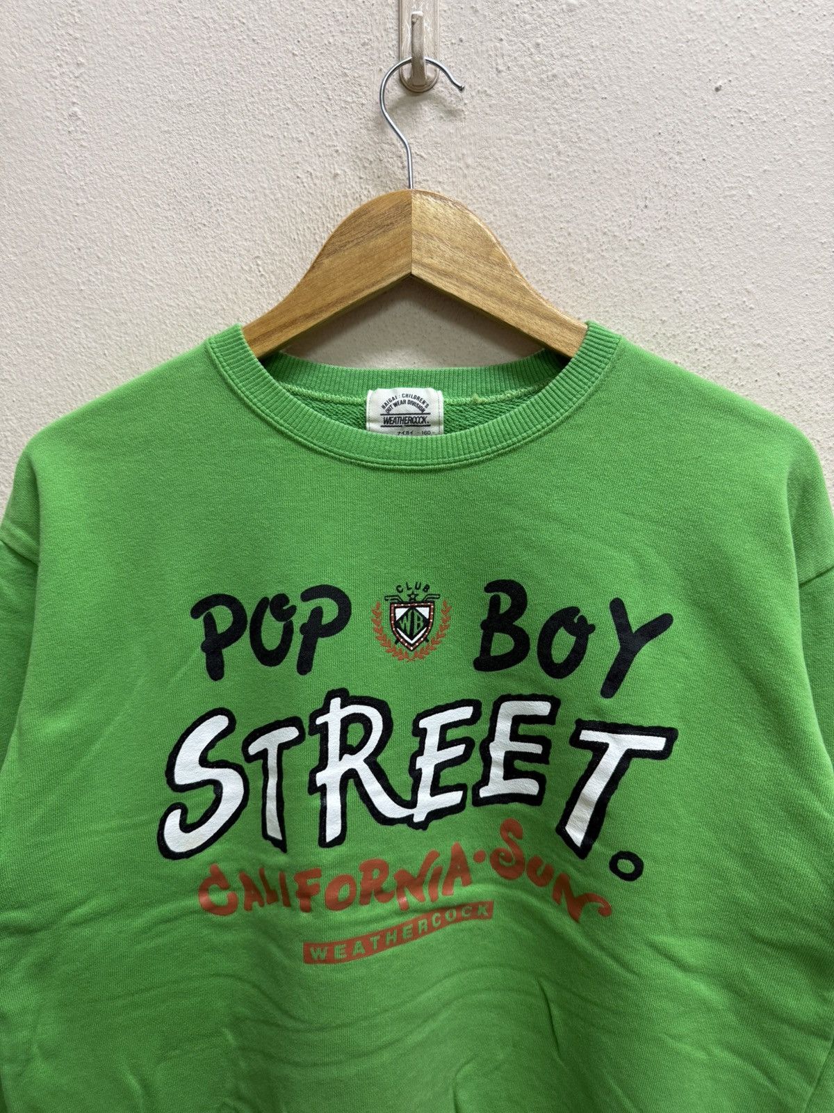Japanese Brand Vintage Weathercock Pop Boys Street Size Youth Sweathsirt Size US M / EU 48-50 / 2 - 15 Thumbnail