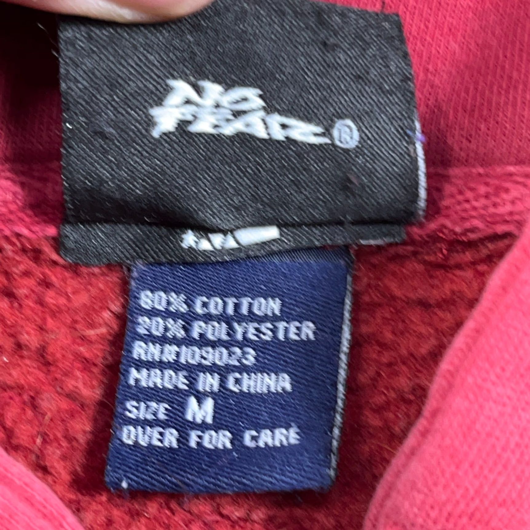 No Fear VINTAGE No Fear Y2K Hoodie Men M Red Graphic Print Pullover Hooded Sweatshirt Grunge 2000s Skate Sleeve Hit Casual Styles Size US M / EU 48-50 / 2 - 6 Thumbnail