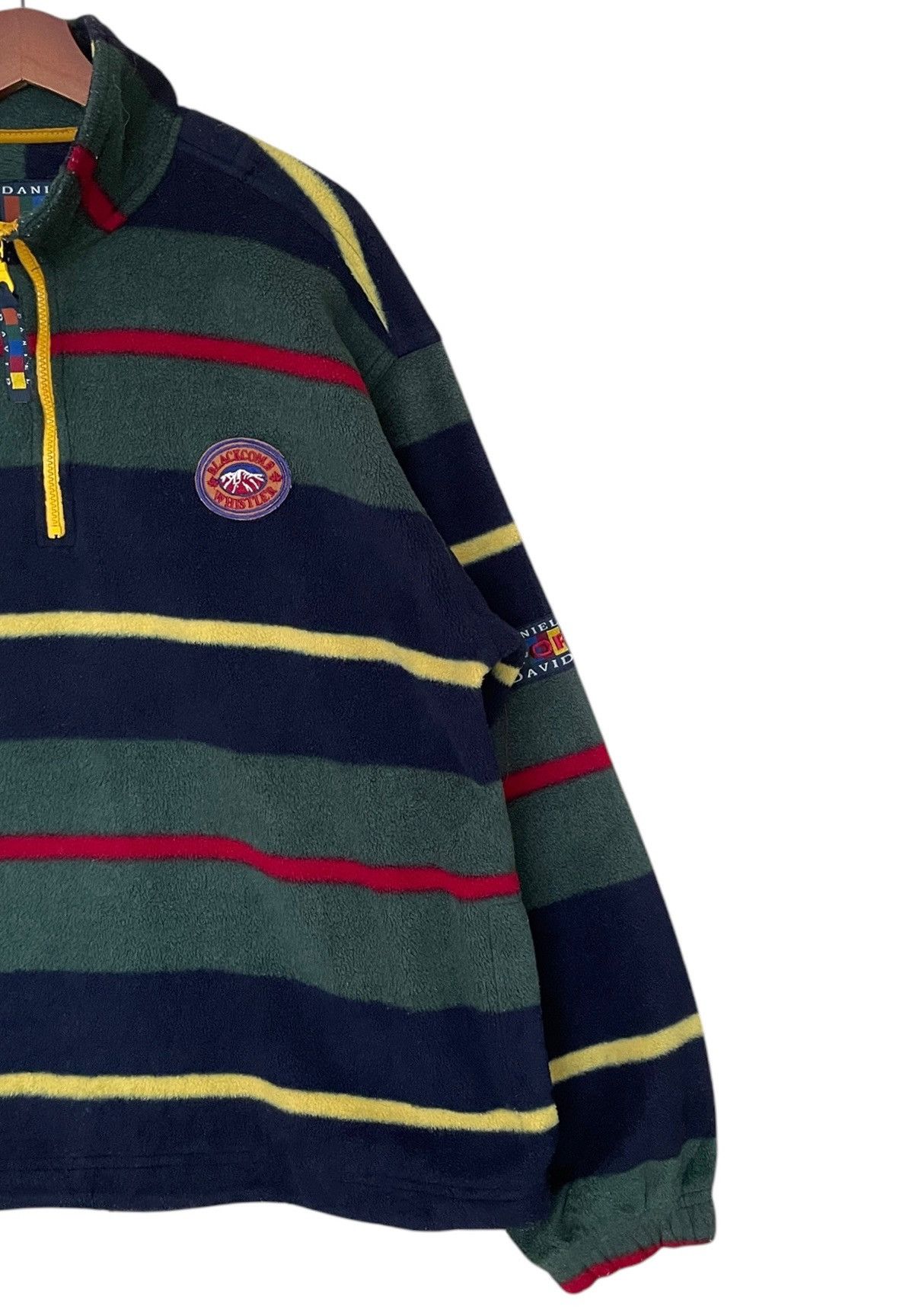 Japanese Brand × Vintage Vintage Brand Daniel David Half Zipper Sweatshirt 1990s Size US L / EU 52-54 / 3 - 4 Thumbnail