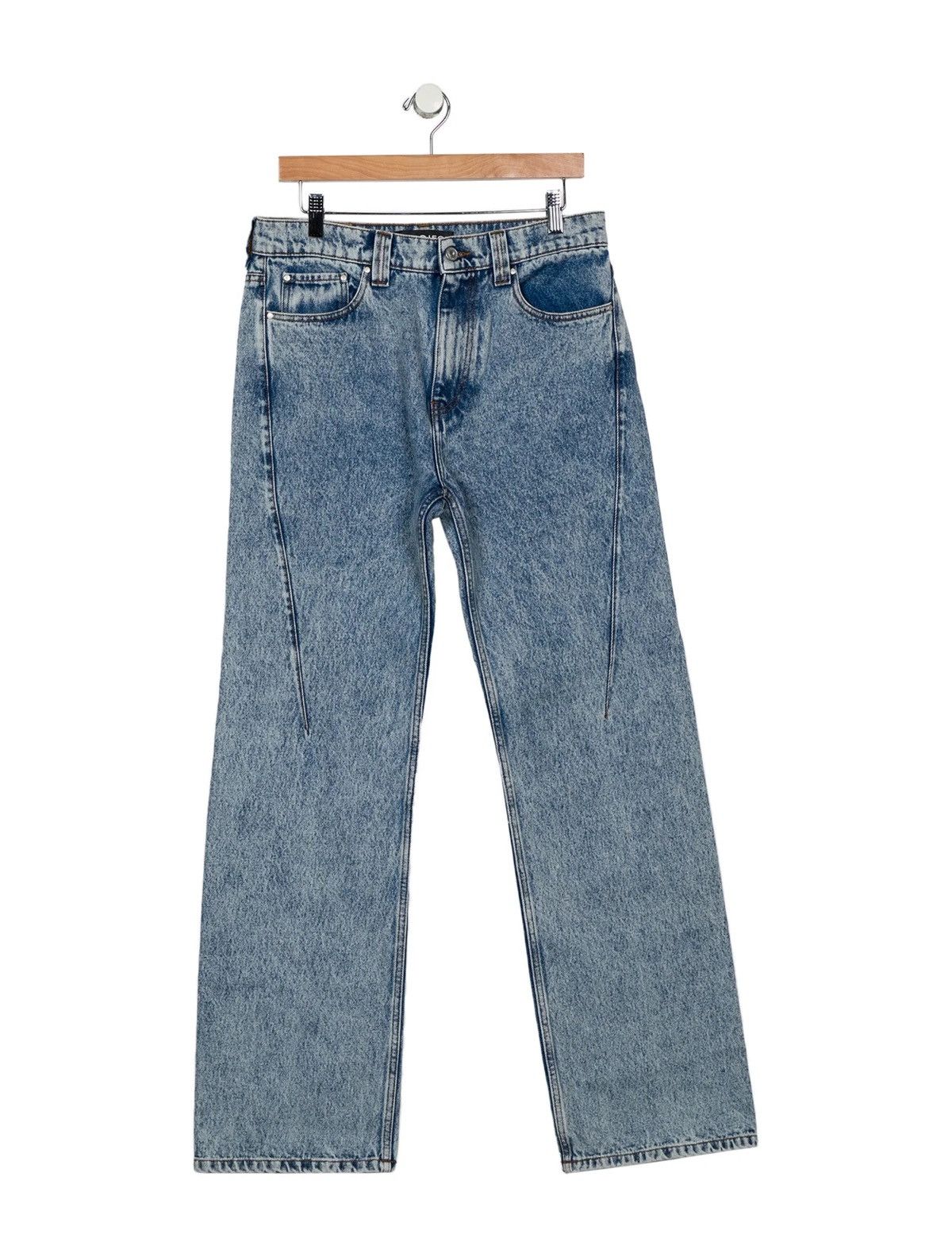 Y/Project Straight Leg Embroidered Logo Jeans Size US 30 / EU 46 - 1 Thumbnail