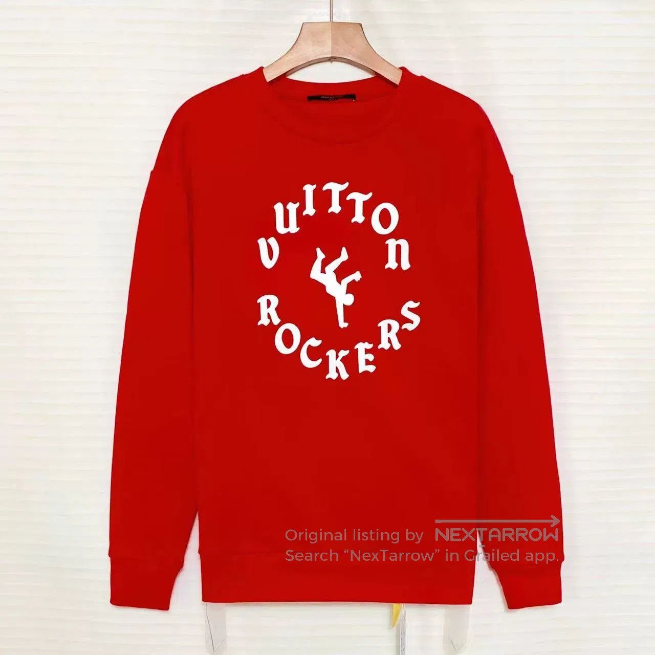 Louis Vuitton Louis Vuitton SS22 Letter Print Crewneck Sweatshirt. Size US XL / EU 56 / 4 - 1 Thumbnail