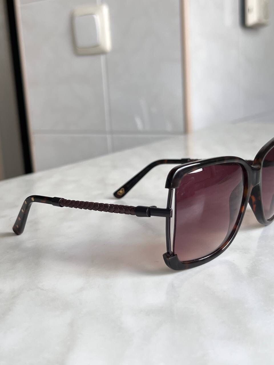 Bottega Veneta Bottega Veneta Sunglasses BV 132S Women’s Vintage Brown 00s Size ONE SIZE - 5 Thumbnail