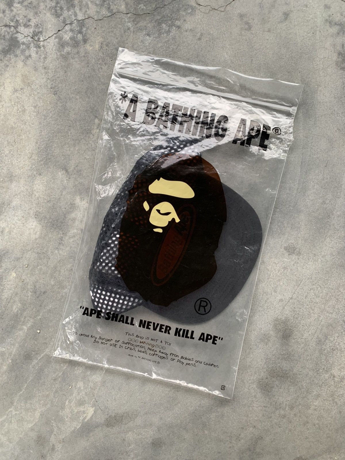 Bape New Bape Reflective Logo Mesh Jet Cap Size ONE SIZE - 2 Thumbnail