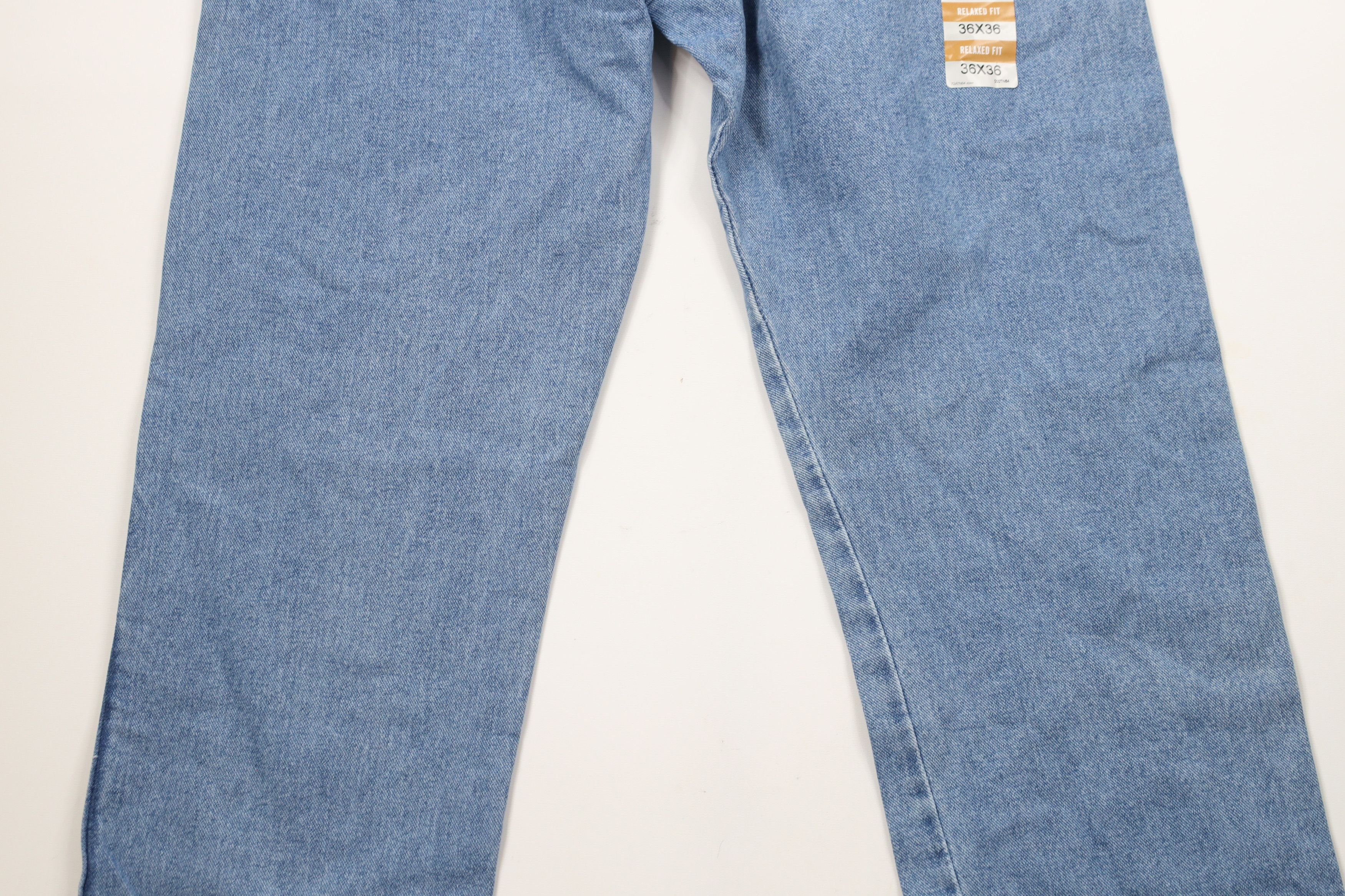 Vintage × Wrangler Deadstock Vintage Y2K Wrangler Fit Denim Jeans Blue Cotton Size US 36 / EU 52 - 10 Thumbnail