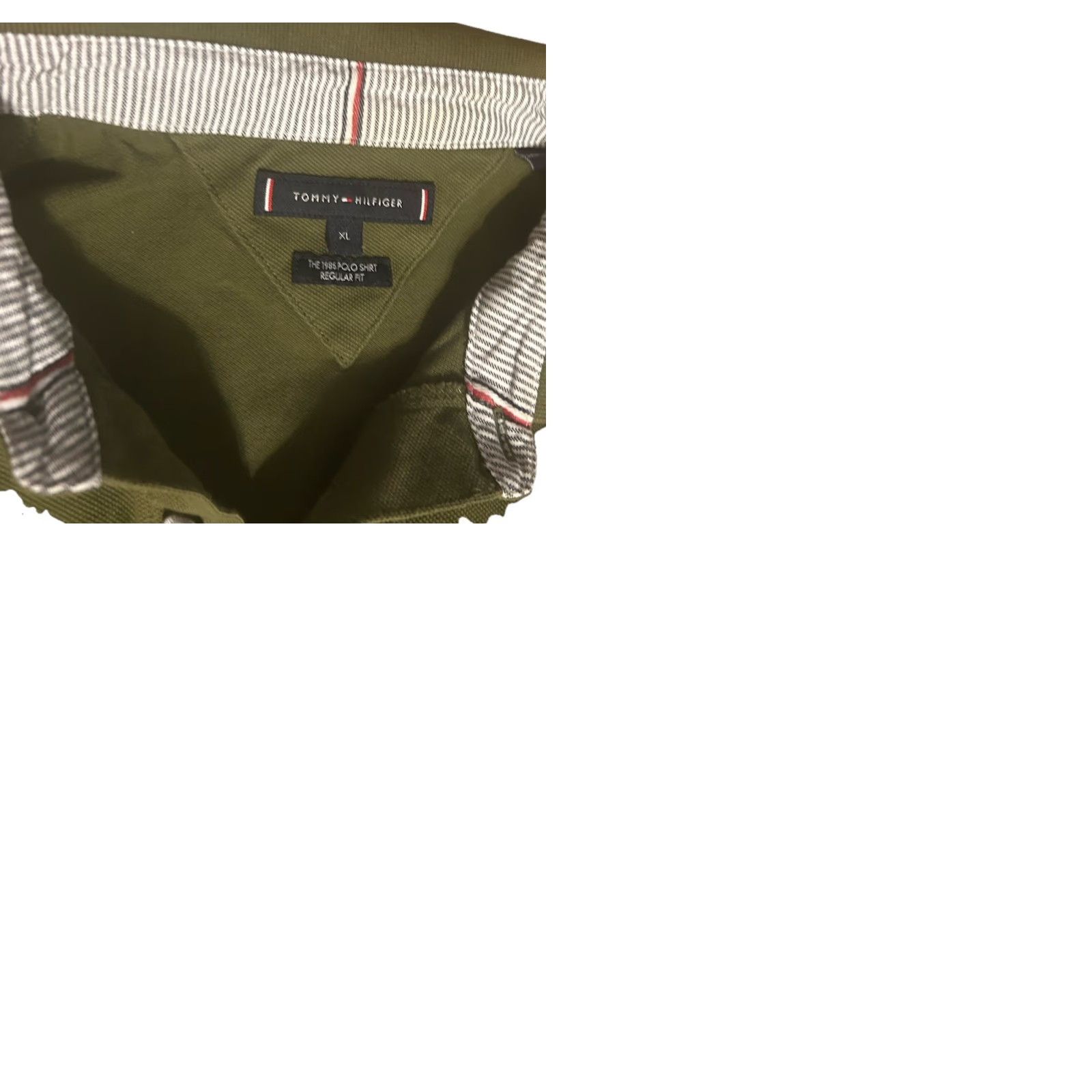 Tommy Hilfiger Tommy Hilfiger Polo Shirt Men XL Fits Large Army Green Regular Fit Polo Shirt Short Sleeve Solid Green 1985 IM 1985 Logo Size US L / EU 52-54 / 3 - 11 Thumbnail