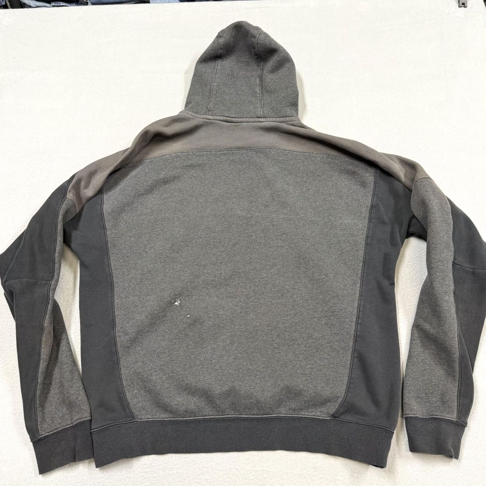 Nike Nike Hoodie Mens LT Large Tall Gray Fleece Pullover Logo Colorblock Sweatshirt Size US L / EU 52-54 / 3 - 5 Thumbnail