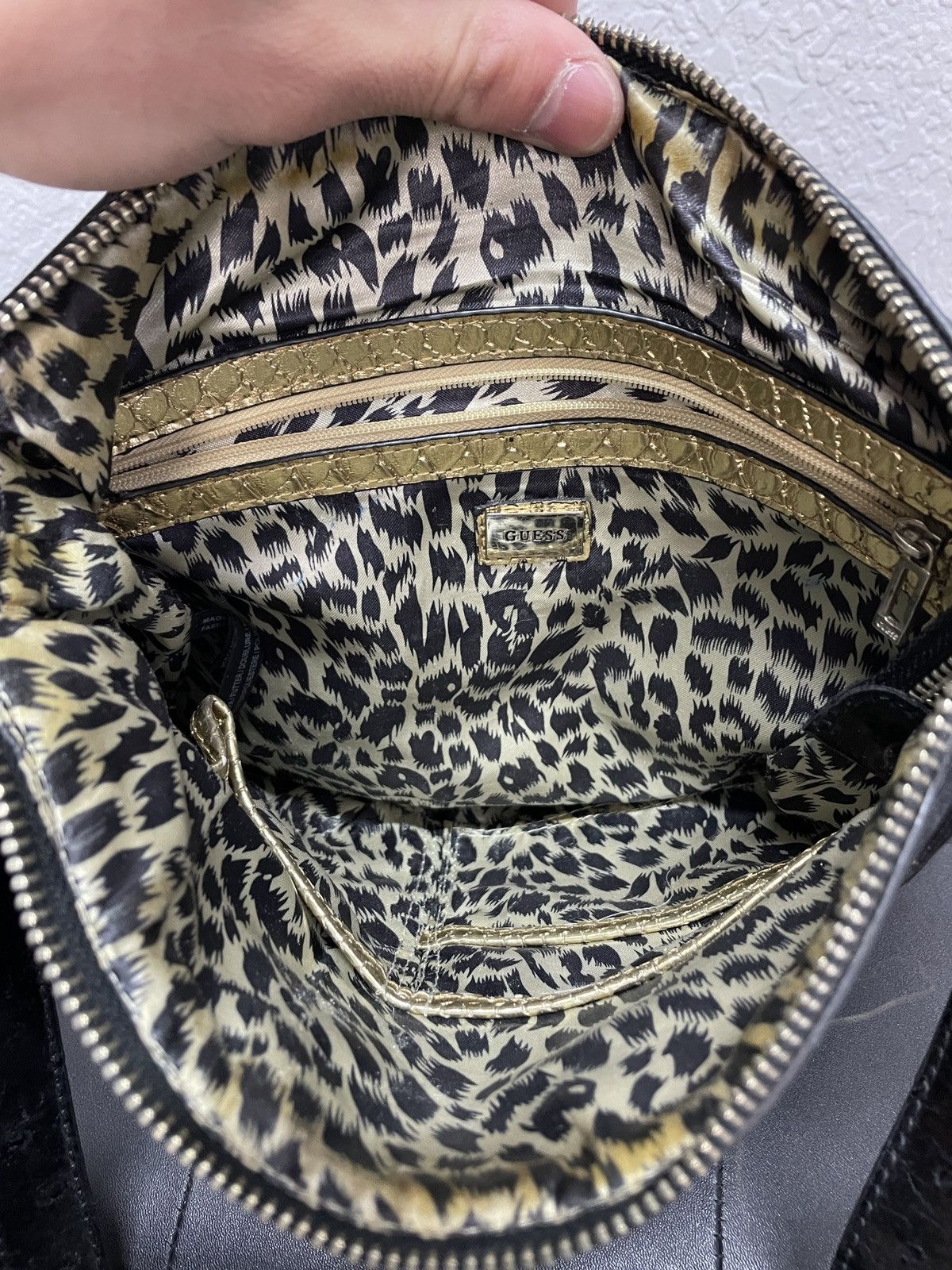 Guess × Vintage Rare🔥🔥 Y2K Vintage GUESS Baguette Shoulder Bag Denim Size ONE SIZE - 14 Thumbnail