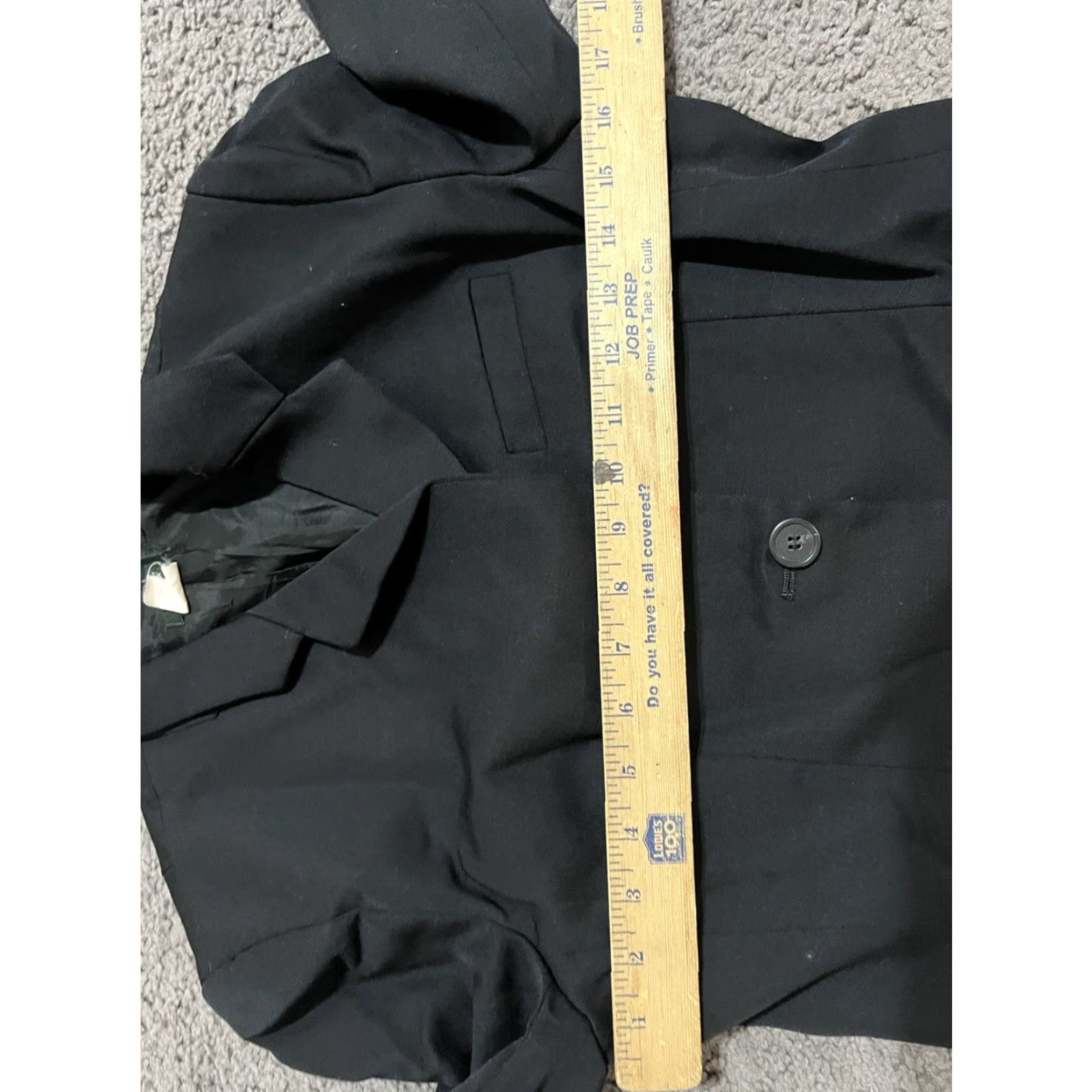 J.Crew J Crew Blazer Jacket Black Wool Single Breasted Button 2 Button Size 4 Career Size S / US 4 / IT 40 - 4 Thumbnail
