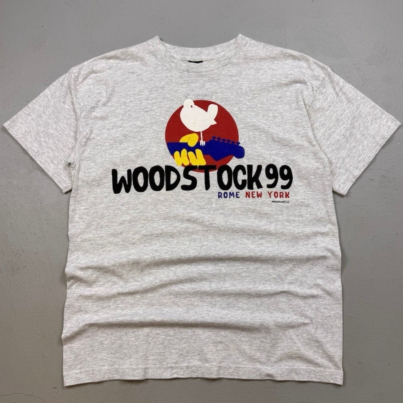 VTG 1999 Woodstock Festival T-Shirt Single Stitch