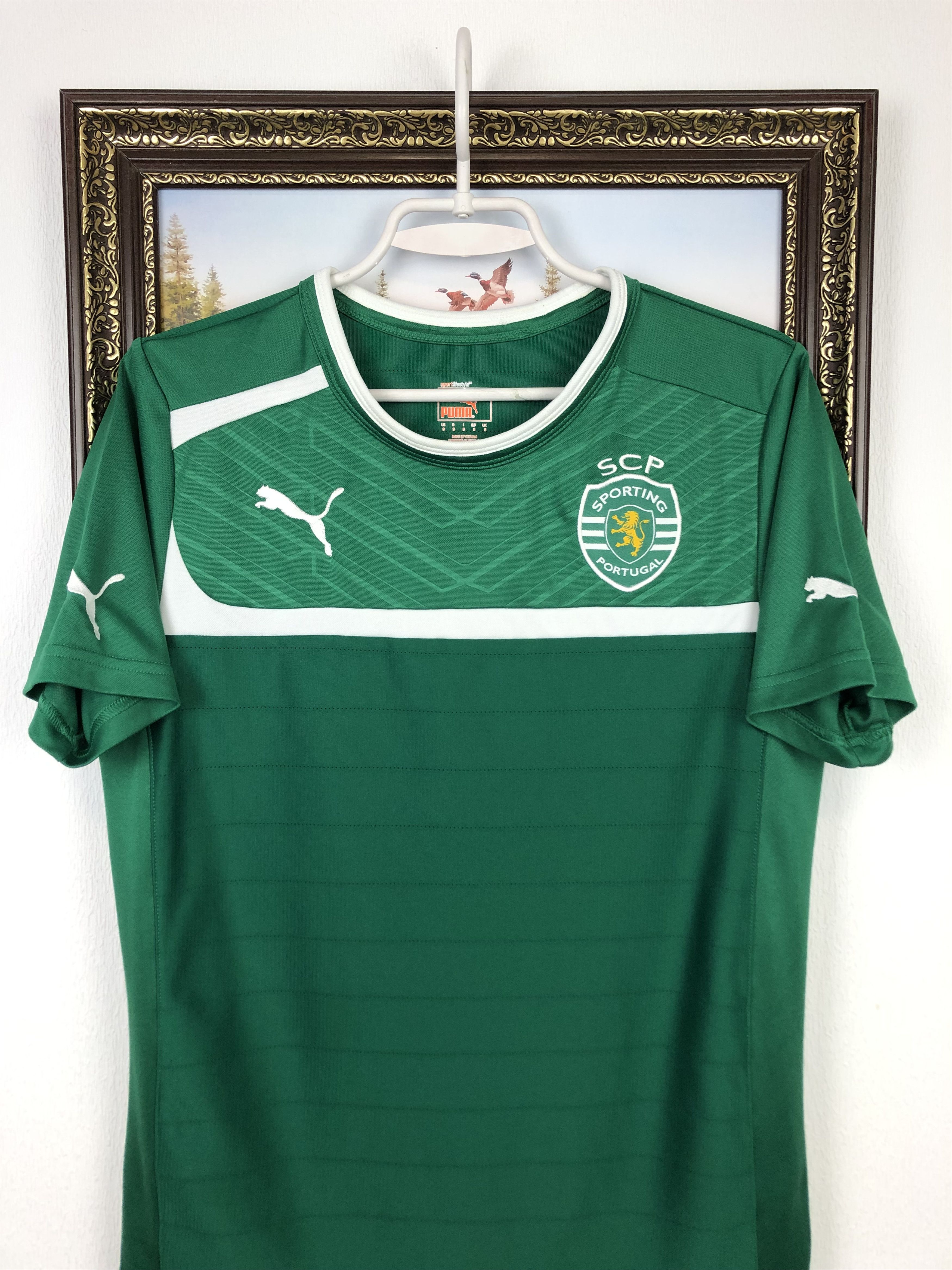 Vintage Vintage Sporting Club Lisbon Football Shirt Train Soccer Tee Size US S / EU 44-46 / 1 - 2 Thumbnail