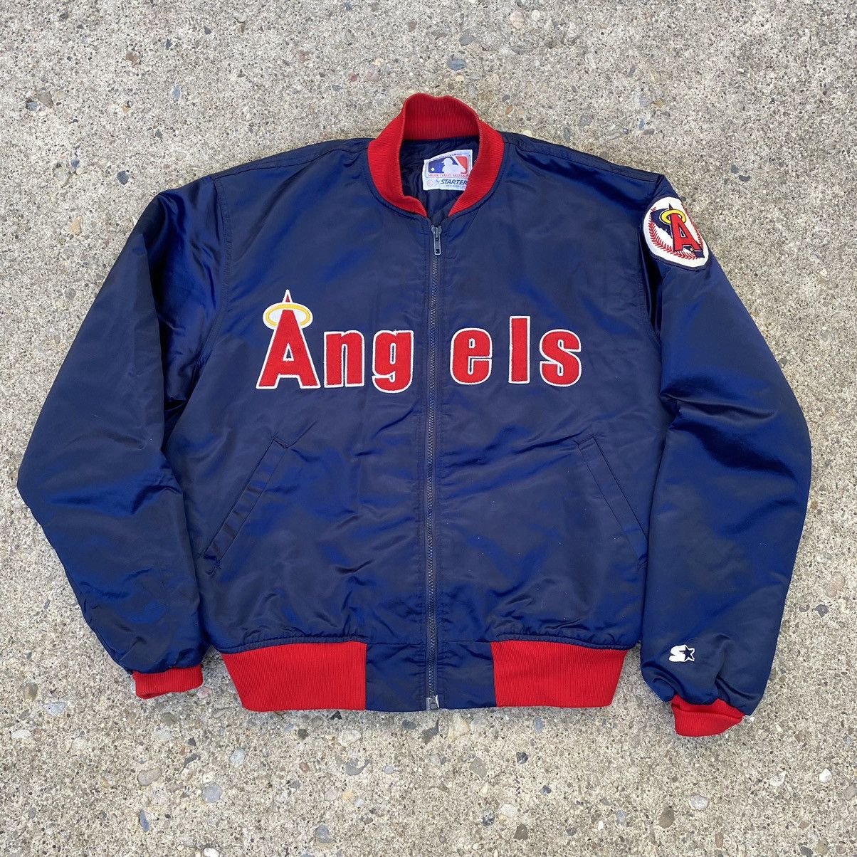 Vintage 80s Angels Starter on sale Jacket XL