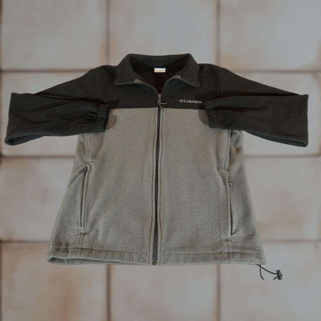 Vintage Columbia Jacket Mens M Gray Black Steens Mountain Fleece Full Zip Outdoor Windbreaker Casual Travel Hiking Size US M / EU 48-50 / 2 - 1 Thumbnail