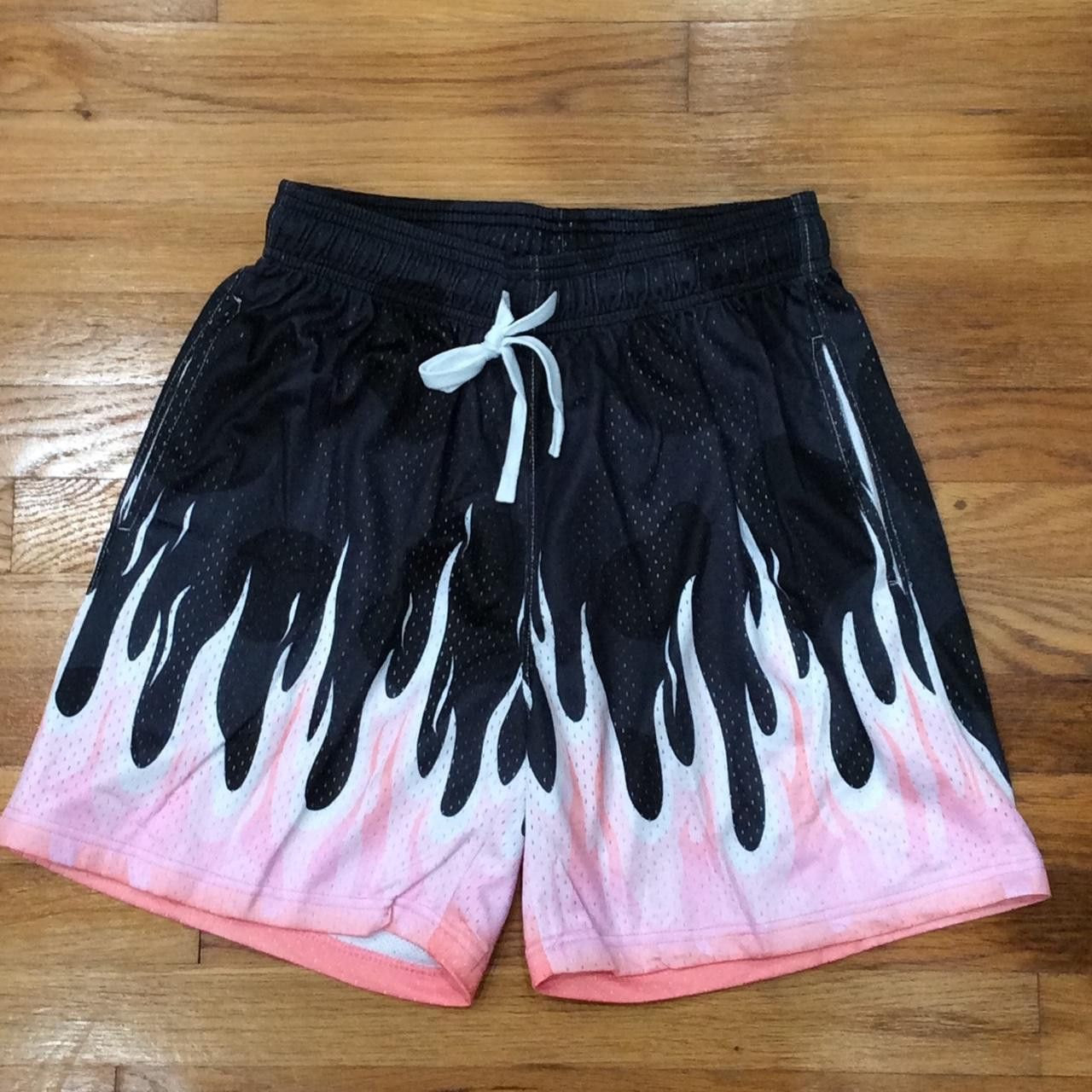 Other Gym Shorts with Pink Flame Print Size US 30 / EU 46 - 1 Thumbnail