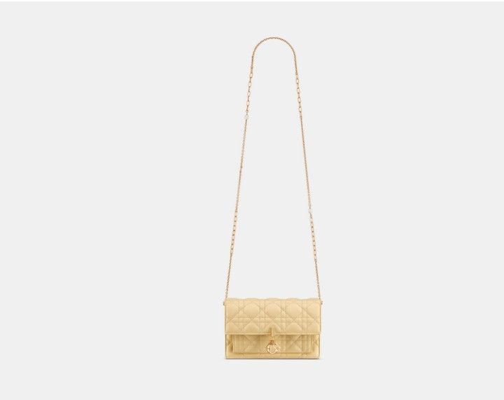 Dior o1w1db10225 Size: OS / S0937ONMJ Pouch in Pale Yellow Size ONE SIZE - 4 Thumbnail
