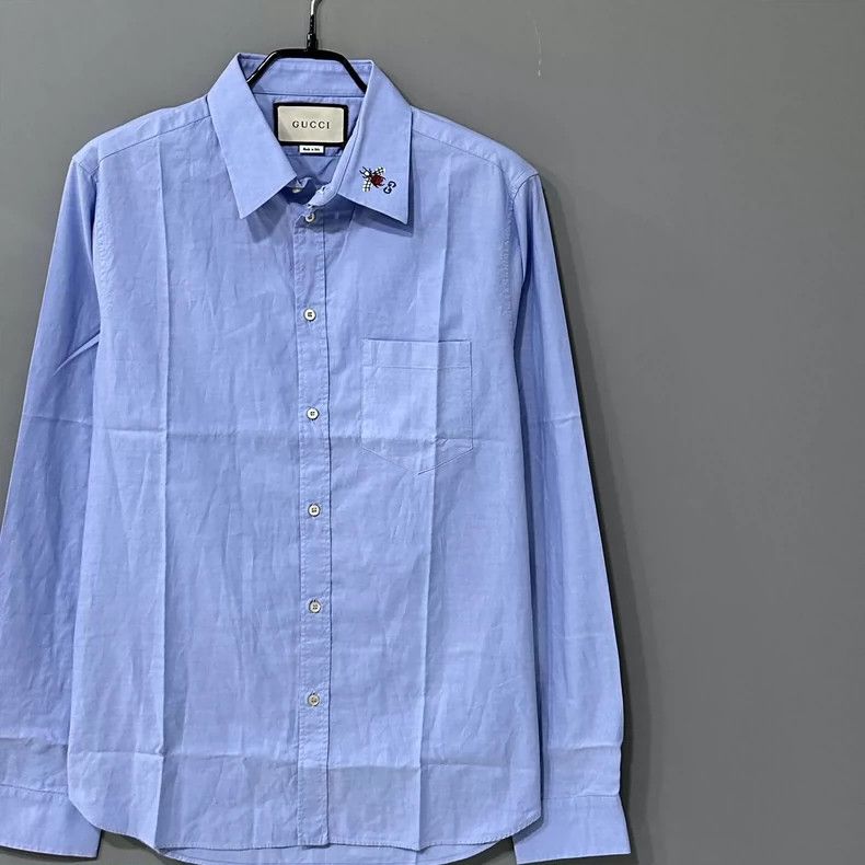 Gucci Gucci Neckline embroidered animal logo shirt 2502-Nextarrow Size US XXS / EU 40 - 1 Thumbnail