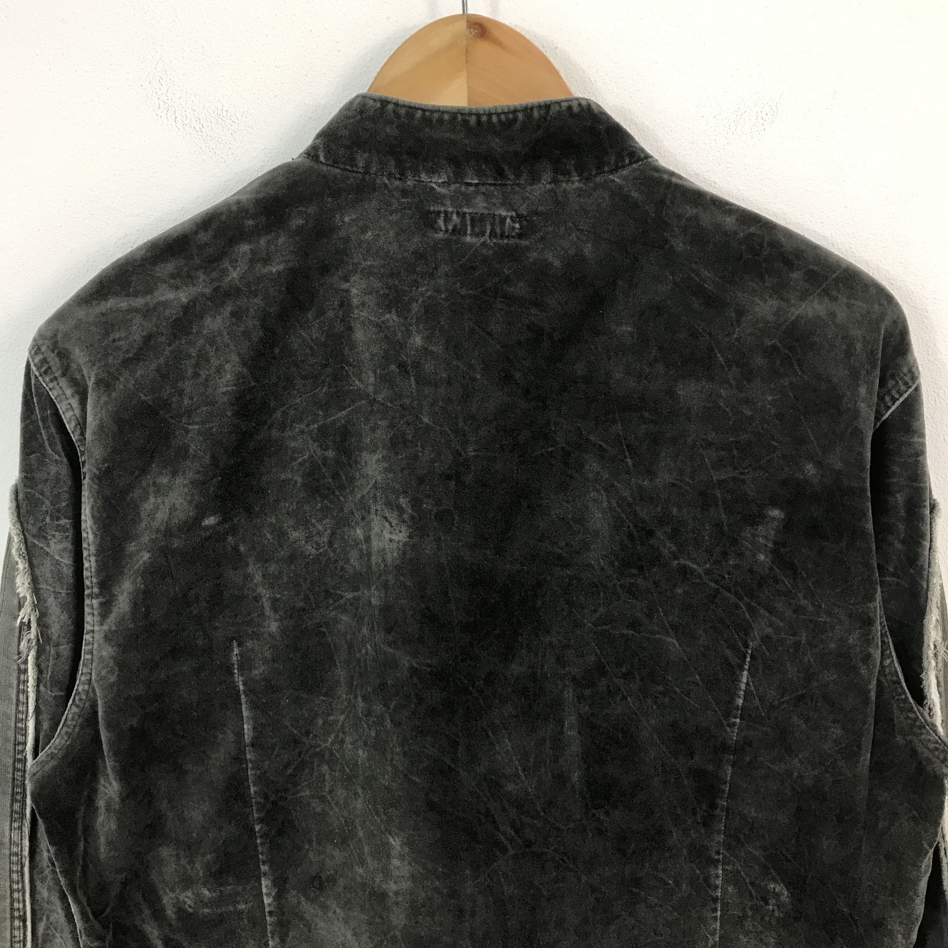 Japanese Brand Distressed style jacket albe Japan black jacket Size US L / EU 52-54 / 3 - 4 Thumbnail