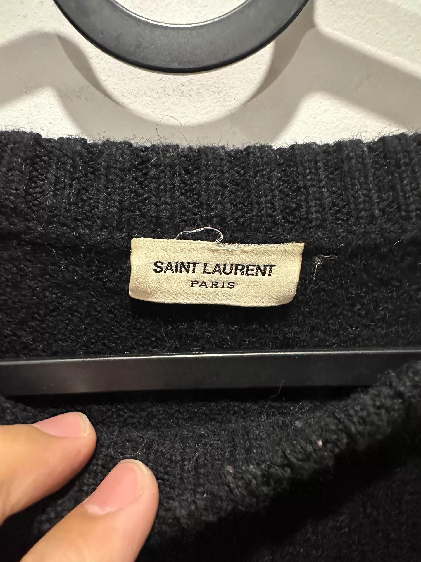 Saint Laurent Paris SLP Pink T-Rex Star Fitted Sweater XS Size XXS / US 00 / IT 34 - 3 Thumbnail