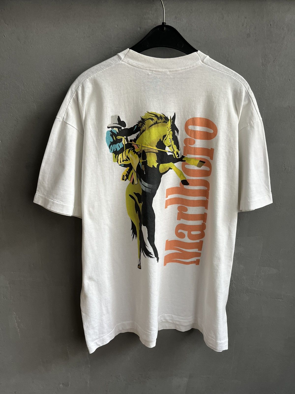 Marlboro × Marlboro Classics × Vintage Vintage 90's Marlboro Wild West Single Steach Tee T shirt Size US XL / EU 56 / 4 - 3 Thumbnail