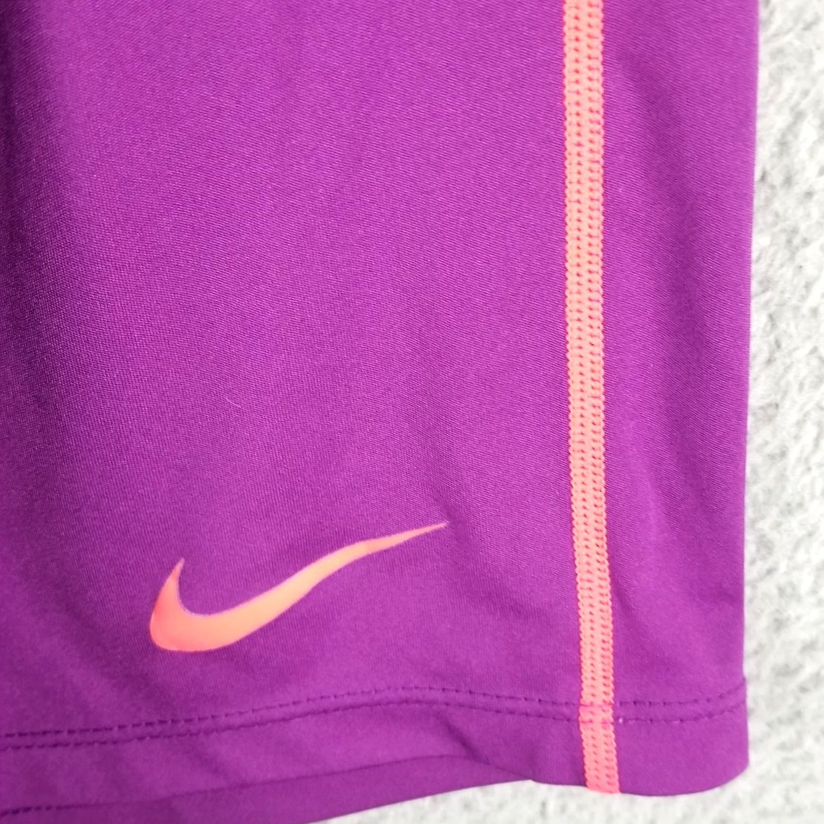 Nike Nike Dri-Fit Women's Shorts Small Purple Running Workout Activewear Size 28" / US 6 / IT 42 - 2 Thumbnail