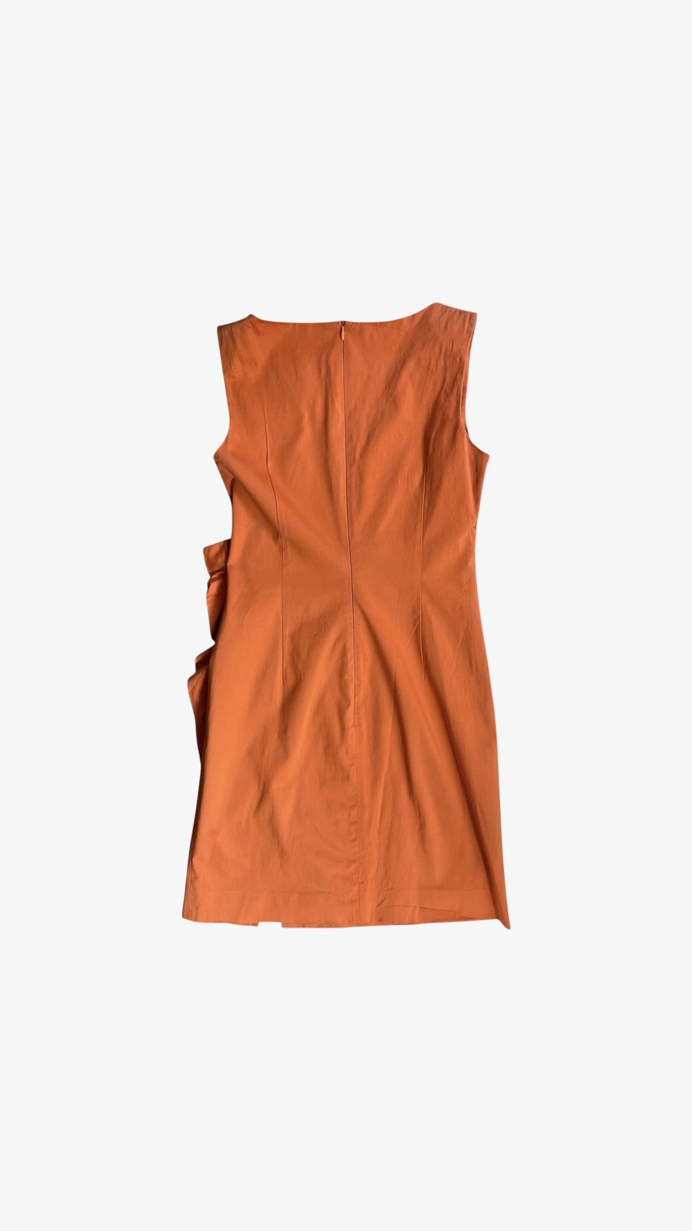 Valentino Vintage Y2K Women's Red Valentino Orange Bow Dress Size S / US 4 / IT 40 - 3 Thumbnail