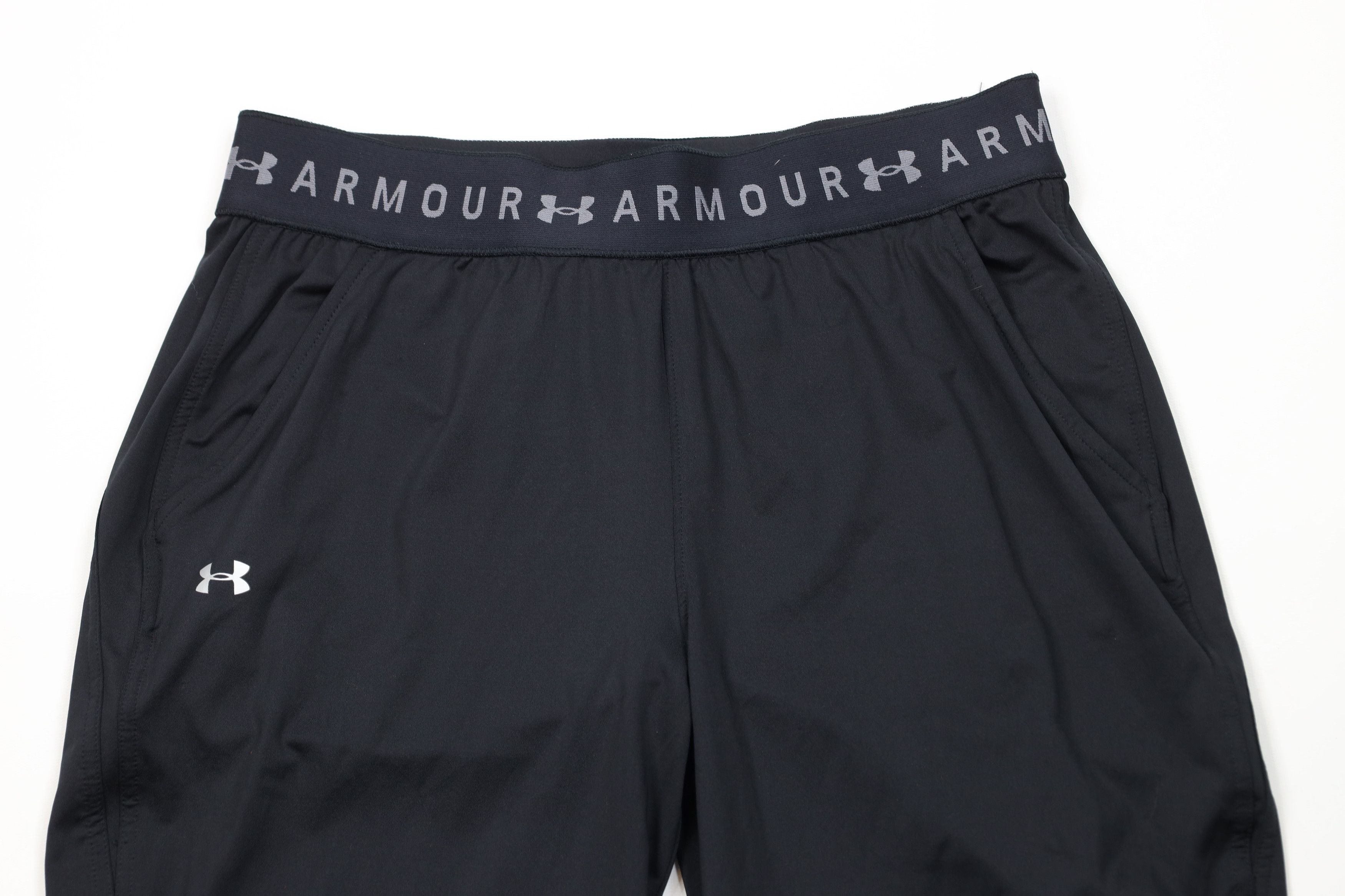 Under Armour × Vintage Under Armour Spell Compression Sport Crop Pants Capris Black Size 28" / US 6 / IT 42 - 2 Thumbnail