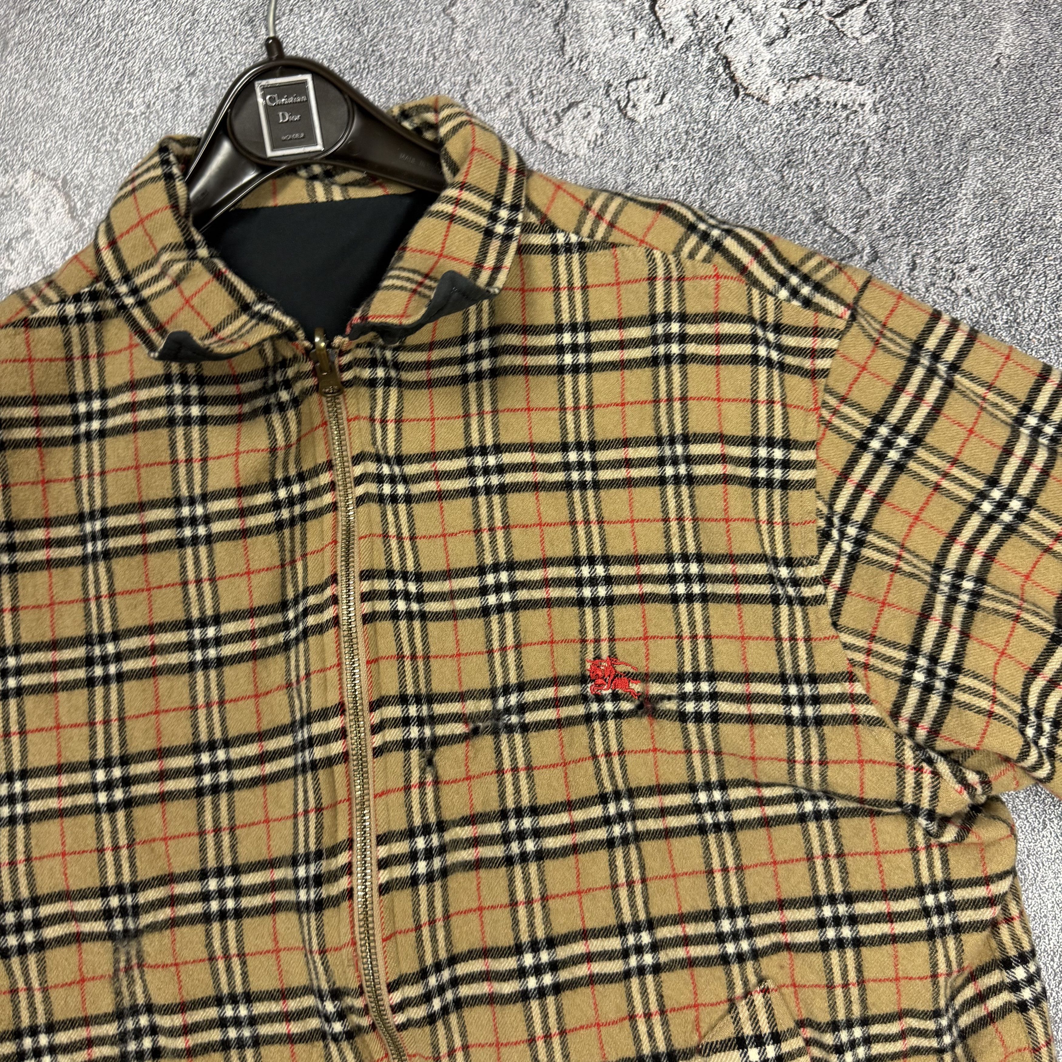 Burberry Vintage Burberrys 90s Nova Check Reversible Zip Up Jacket Size US S / EU 44-46 / 1 - 9 Thumbnail