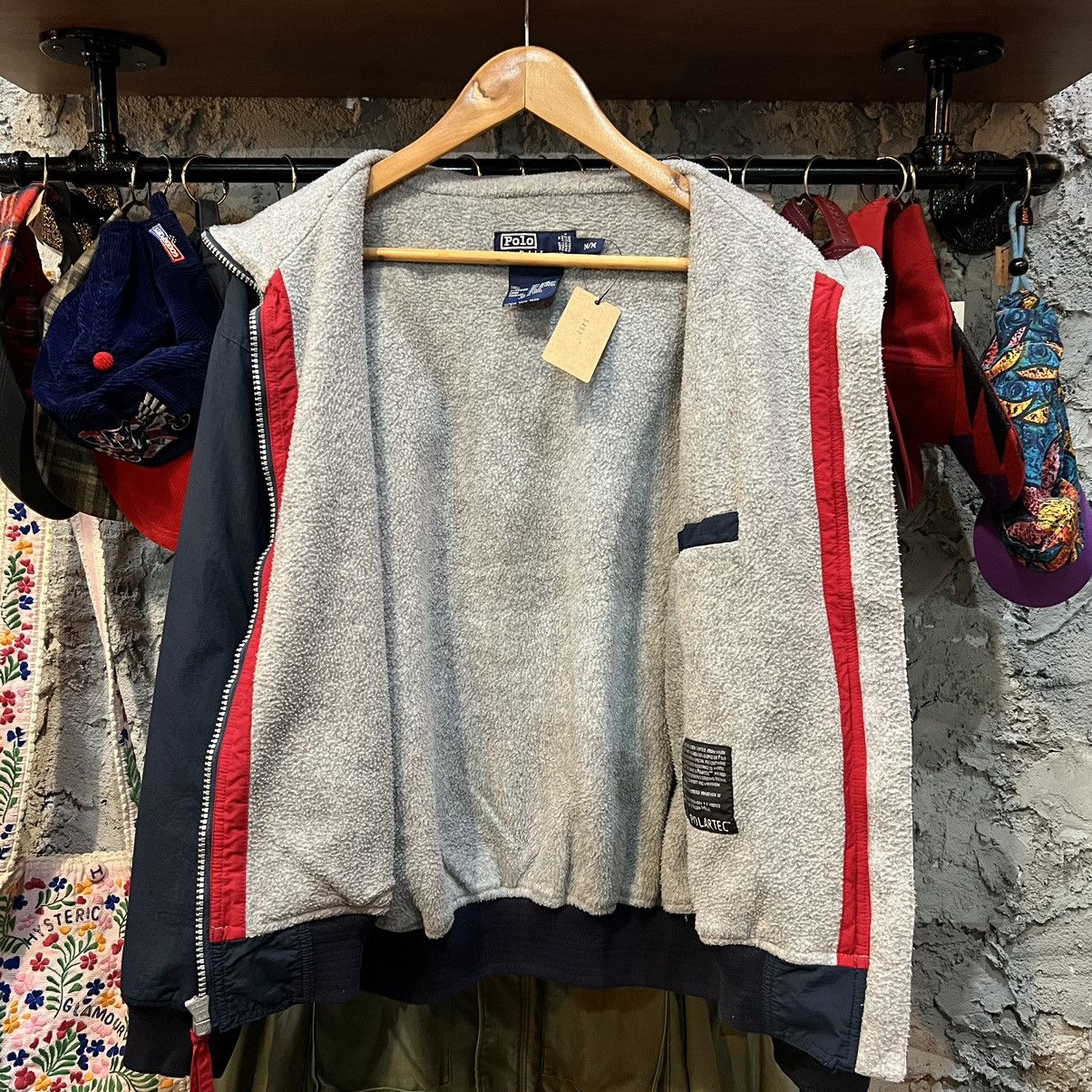 Denim & Supply Ralph Lauren × Polo Ralph Lauren × RRL Ralph Lauren 90s Polo Ralph Lauren Hi Tech Polartec Fleece Bomber Jacket Size US M / EU 48-50 / 2 - 4 Thumbnail