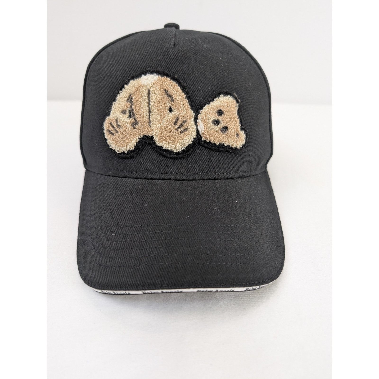 Palm Angels o1rshd1 Size: OS / PA Teddy Bear Cap / Hat in Black/Brown Size ONE SIZE - 6 Thumbnail