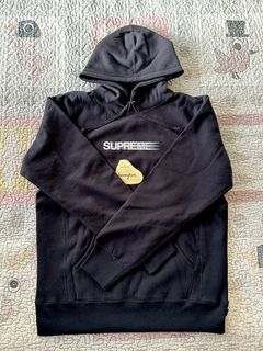 Supreme Motion Logo Hooded Sweatshirt 'Black