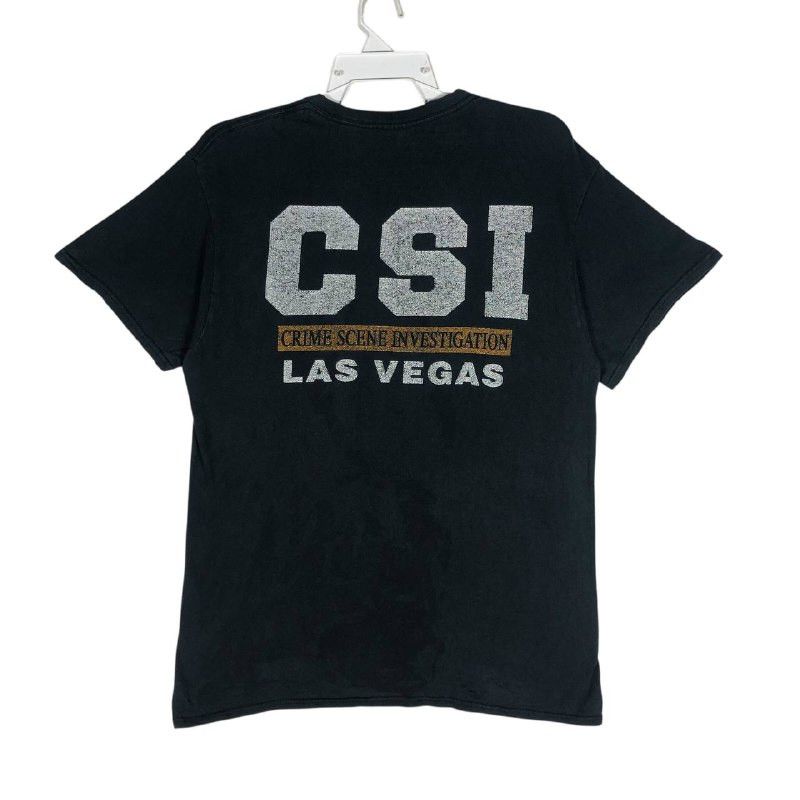 Band Tees Vintage CSI Crime Scene Investigation Las Vegas T-Shirt Size US M / EU 48-50 / 2 - 5 Thumbnail