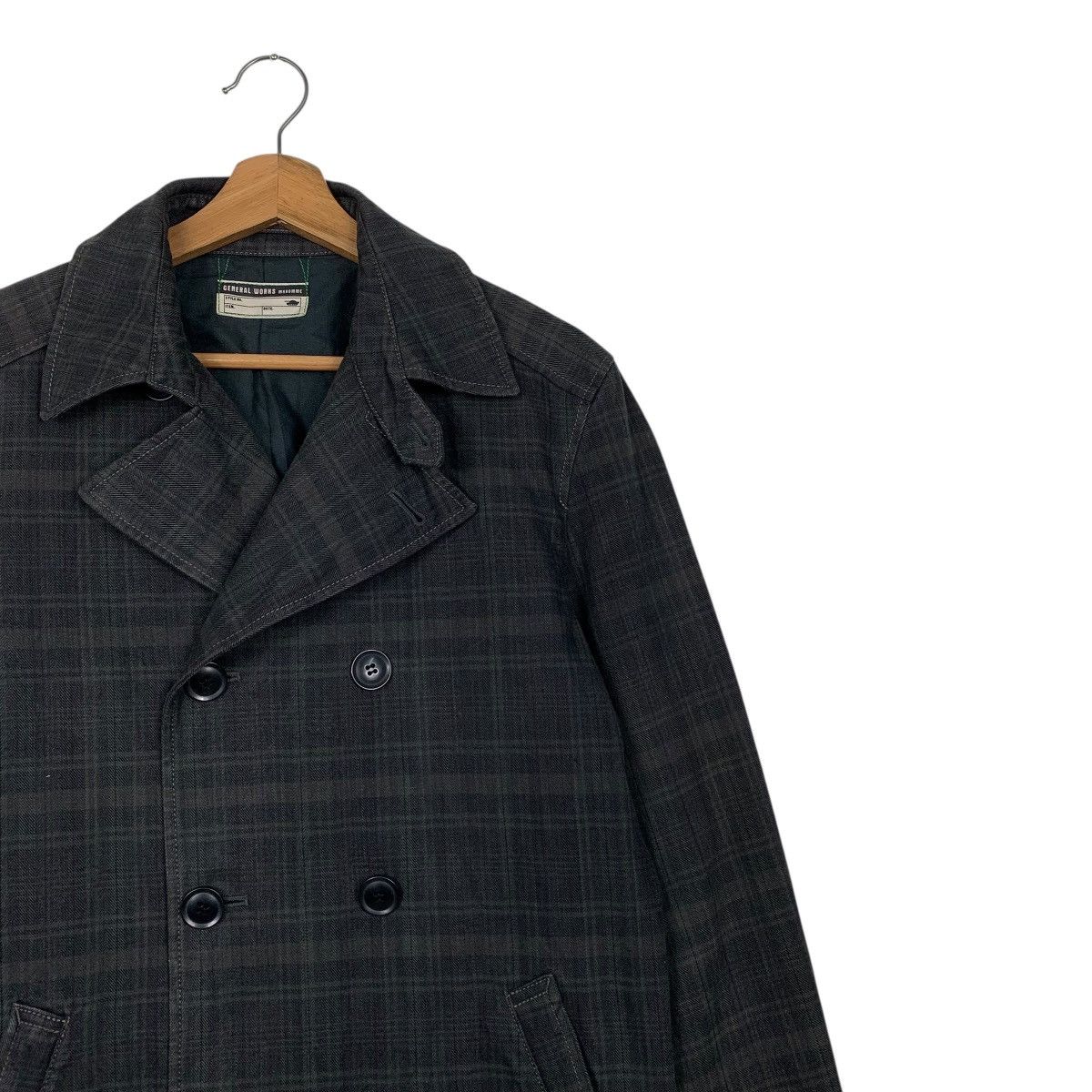 Michel Klein Michel Klein Homme Paris Tartan Double Breasted Coat Size US M / EU 48-50 / 2 - 5 Thumbnail